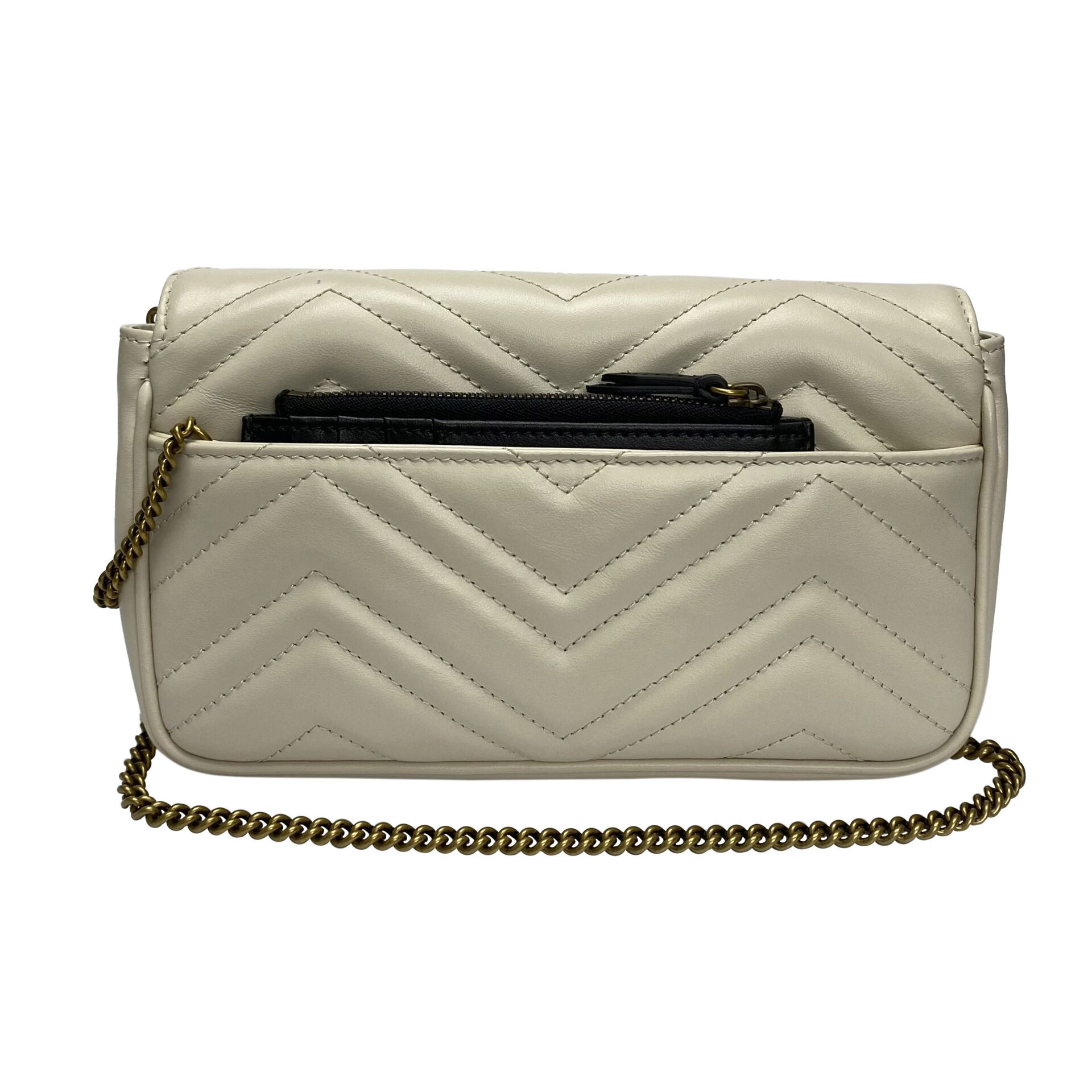Bolsa Gucci GG Marmont Mini Off White