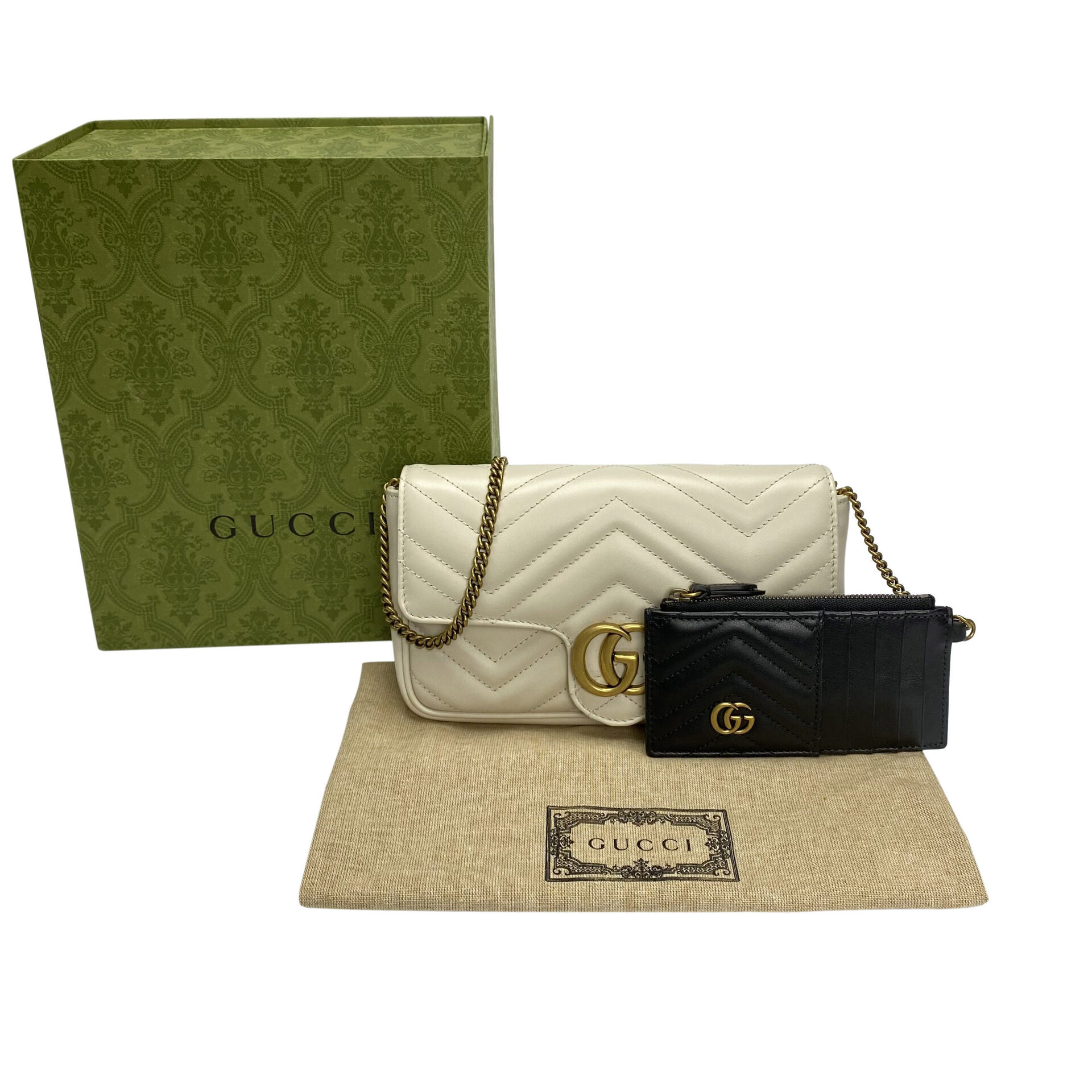 Bolsa Gucci GG Marmont Mini Off White