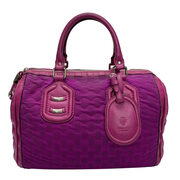 Bolsa Gucci Guccissima Techno Tag Medium Boston Rosa