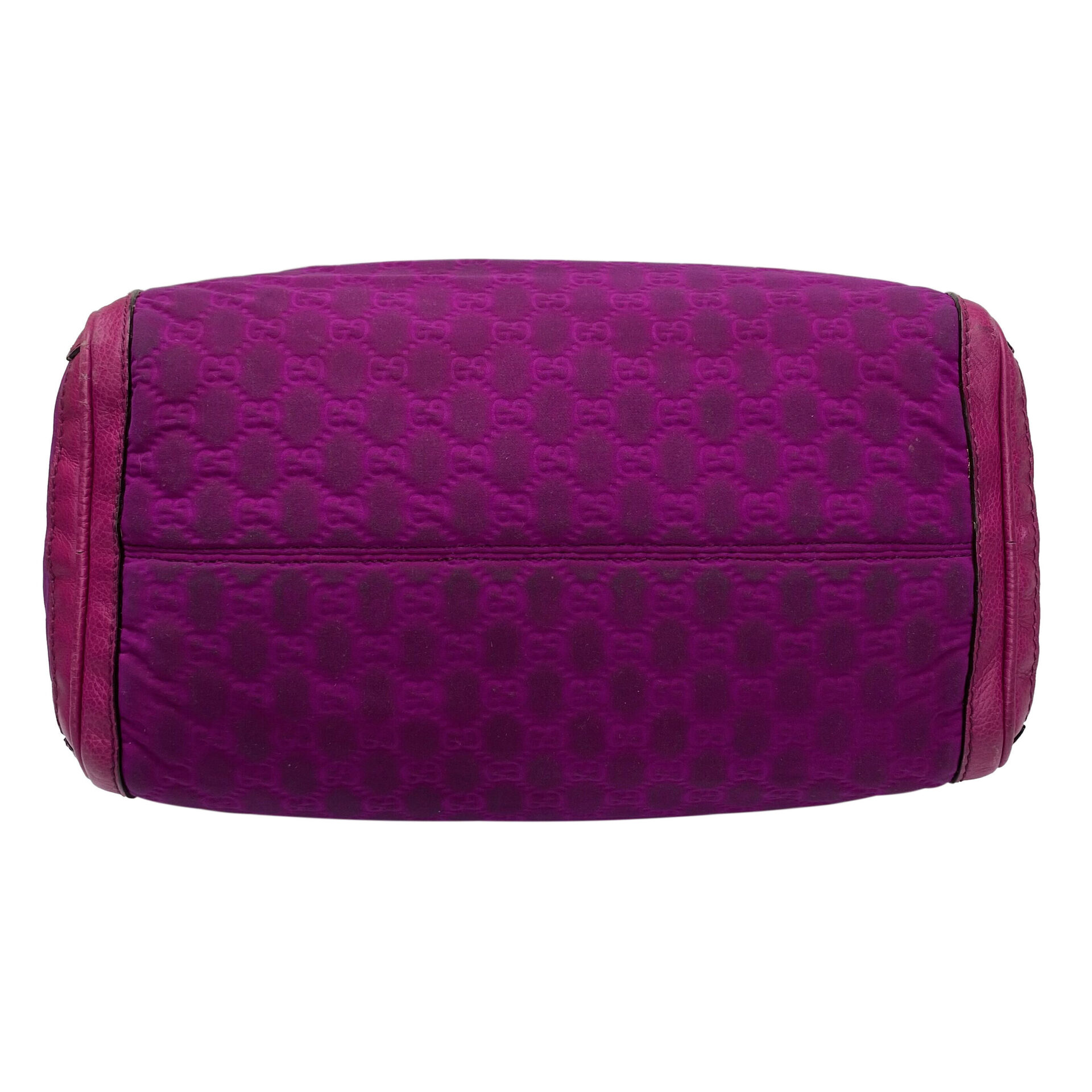 Bolsa Gucci Guccissima Techno Tag Medium Boston Rosa