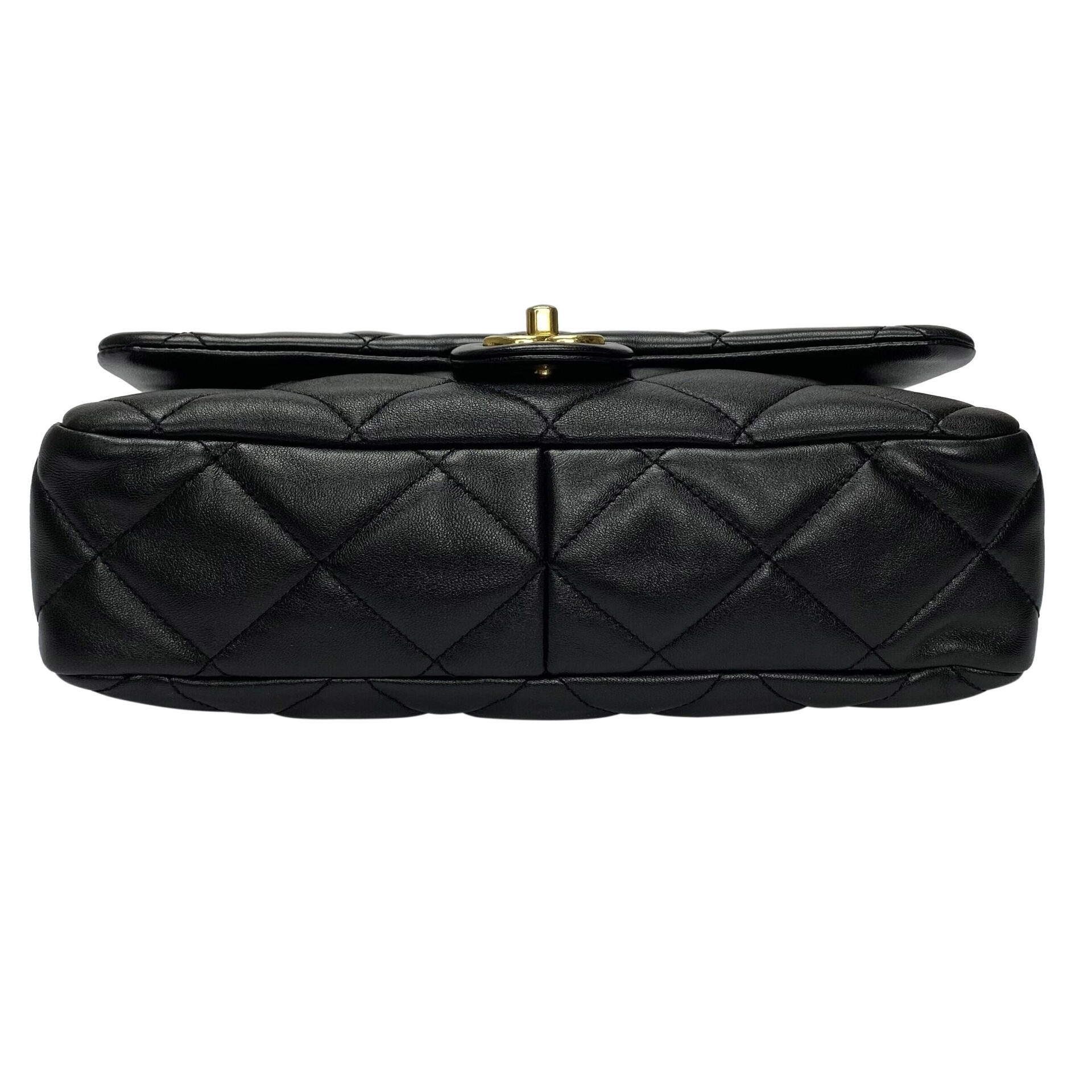 Bolsa Chanel Couro Matelâsse Preto