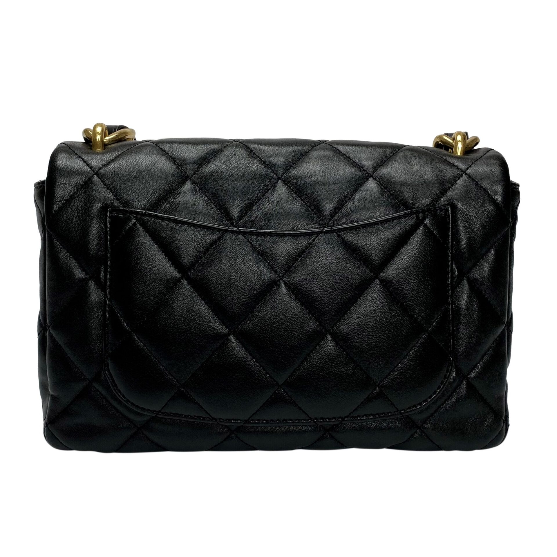 Bolsa Chanel Couro Matelâsse Preto