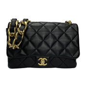 Bolsa Chanel Couro Matelâsse Preto