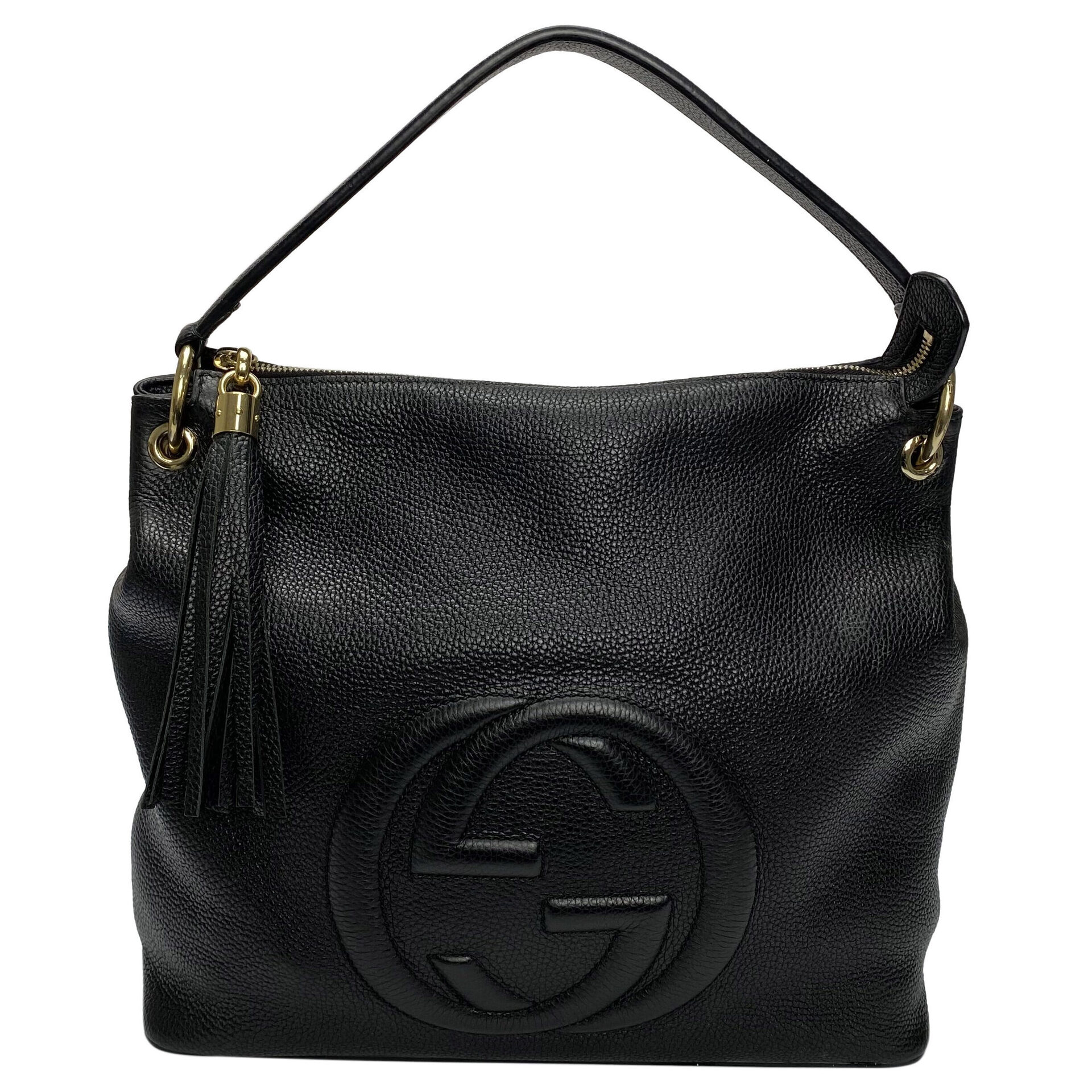Bolsa Gucci Soho Hobo Preta