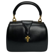 Bolsa Gucci Vintage 1960 Preta
