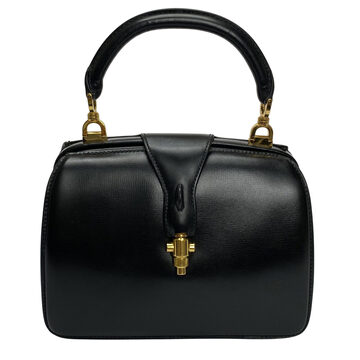 Bolsa Gucci Vintage 1960 Preta