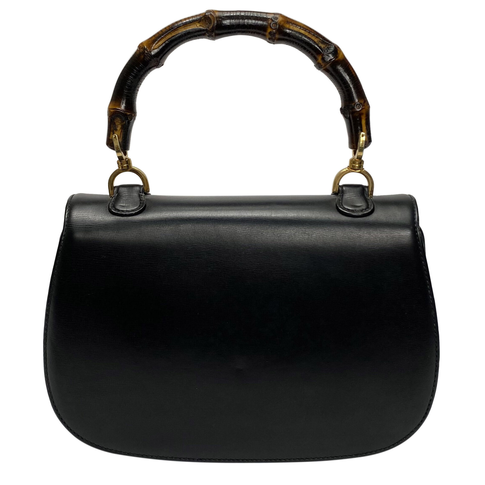 Bolsa Gucci Vintage Bamboo Preta