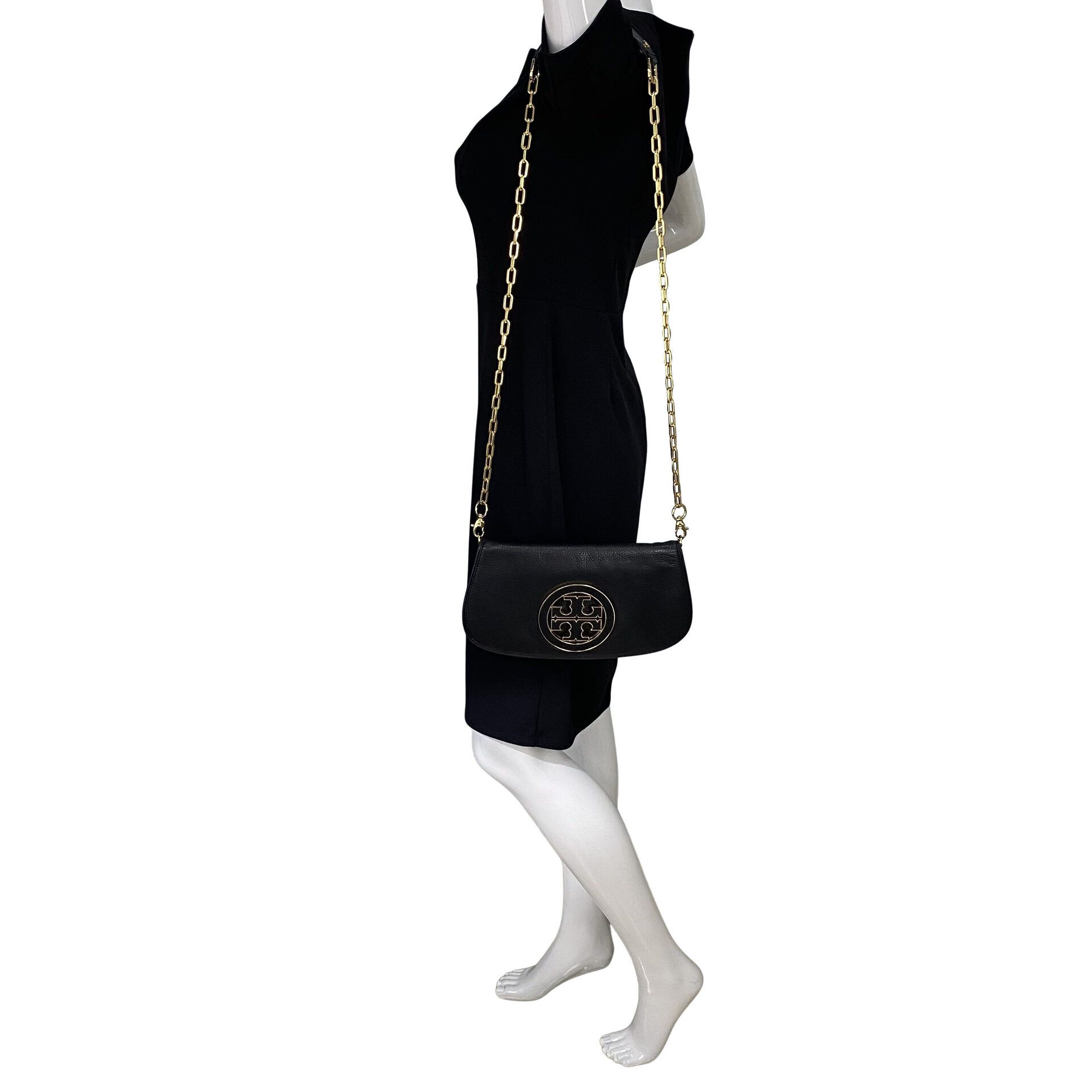 Bolsa Tory Burch Couro Preto