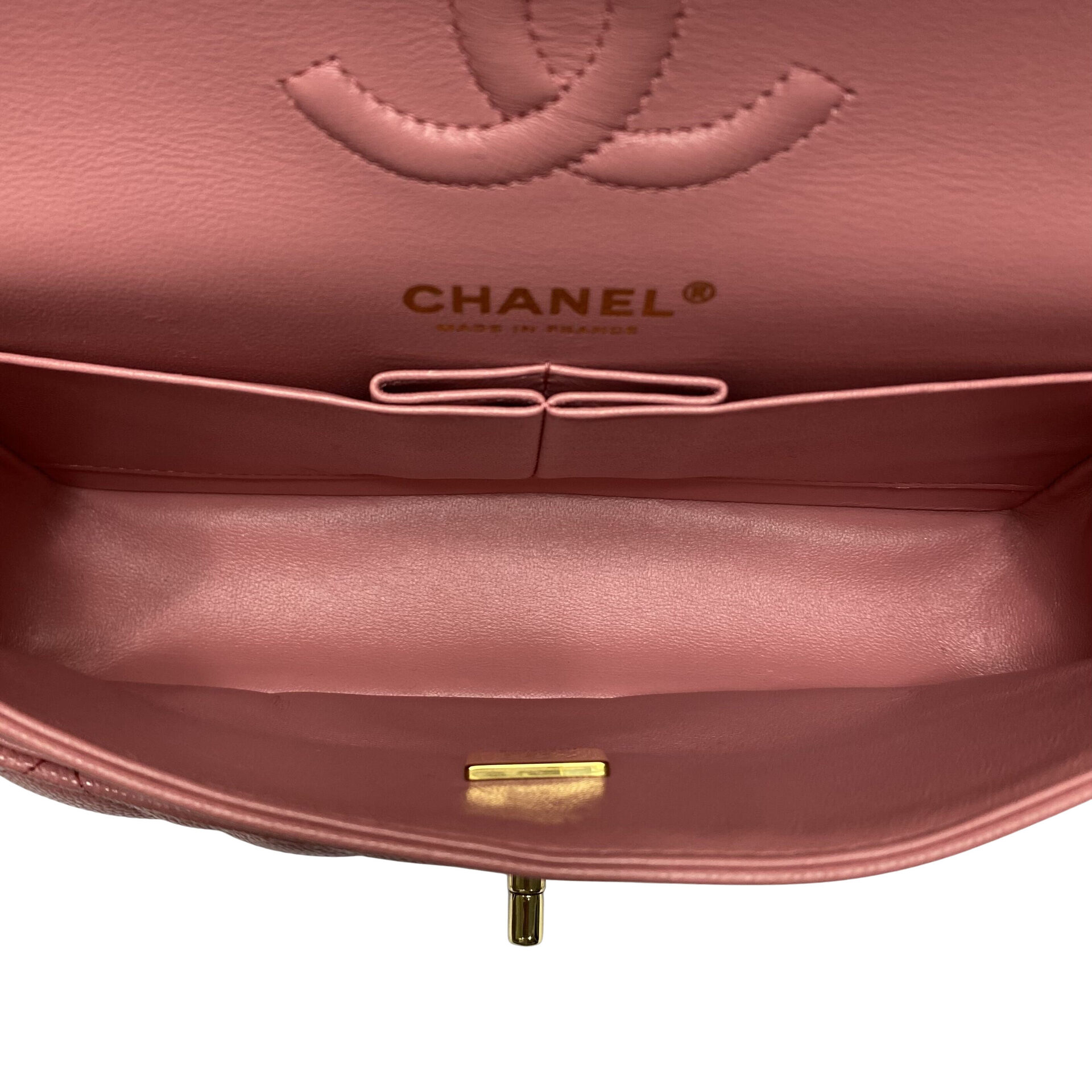 Bolsa Chanel Clássica Double Flap Small Caviar