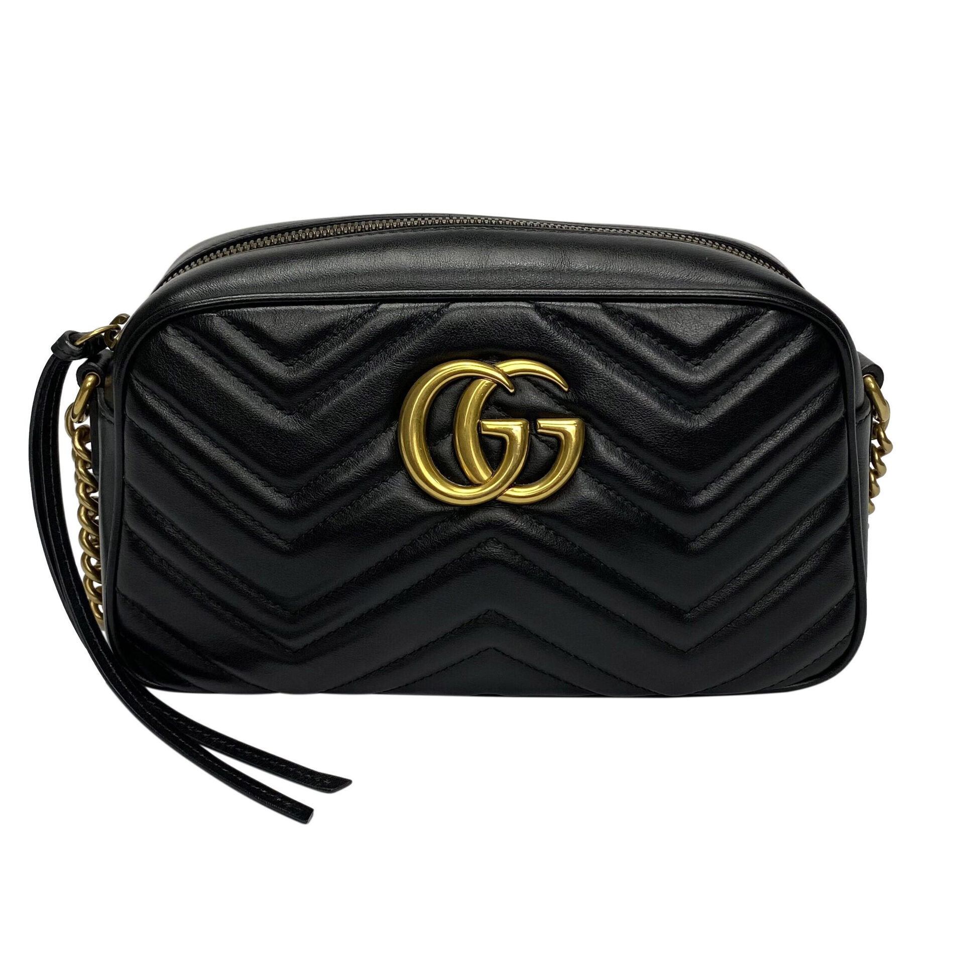 Bolsa Gucci GG Marmont Preta