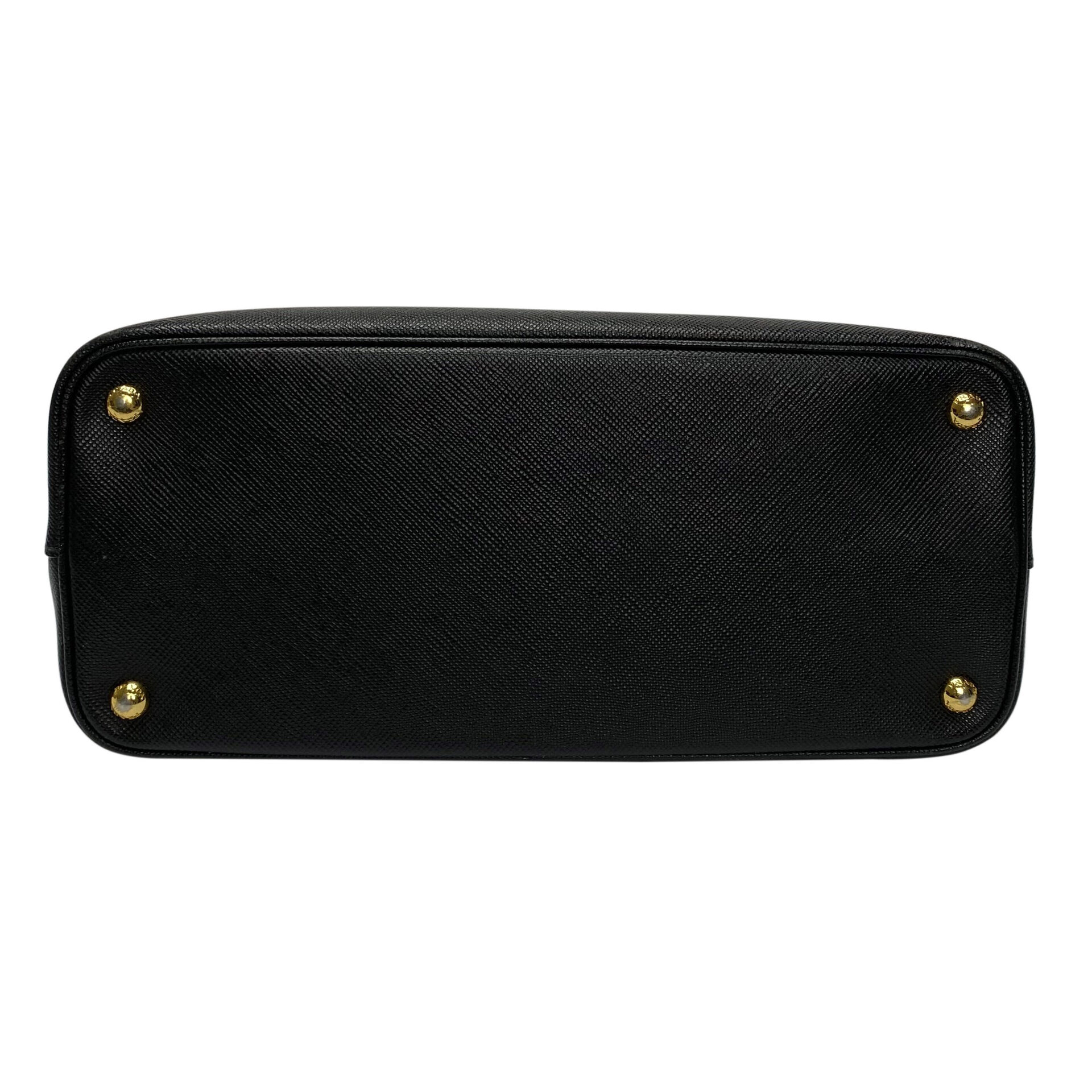 Bolsa Prada Saffiano Cuir Double Preta