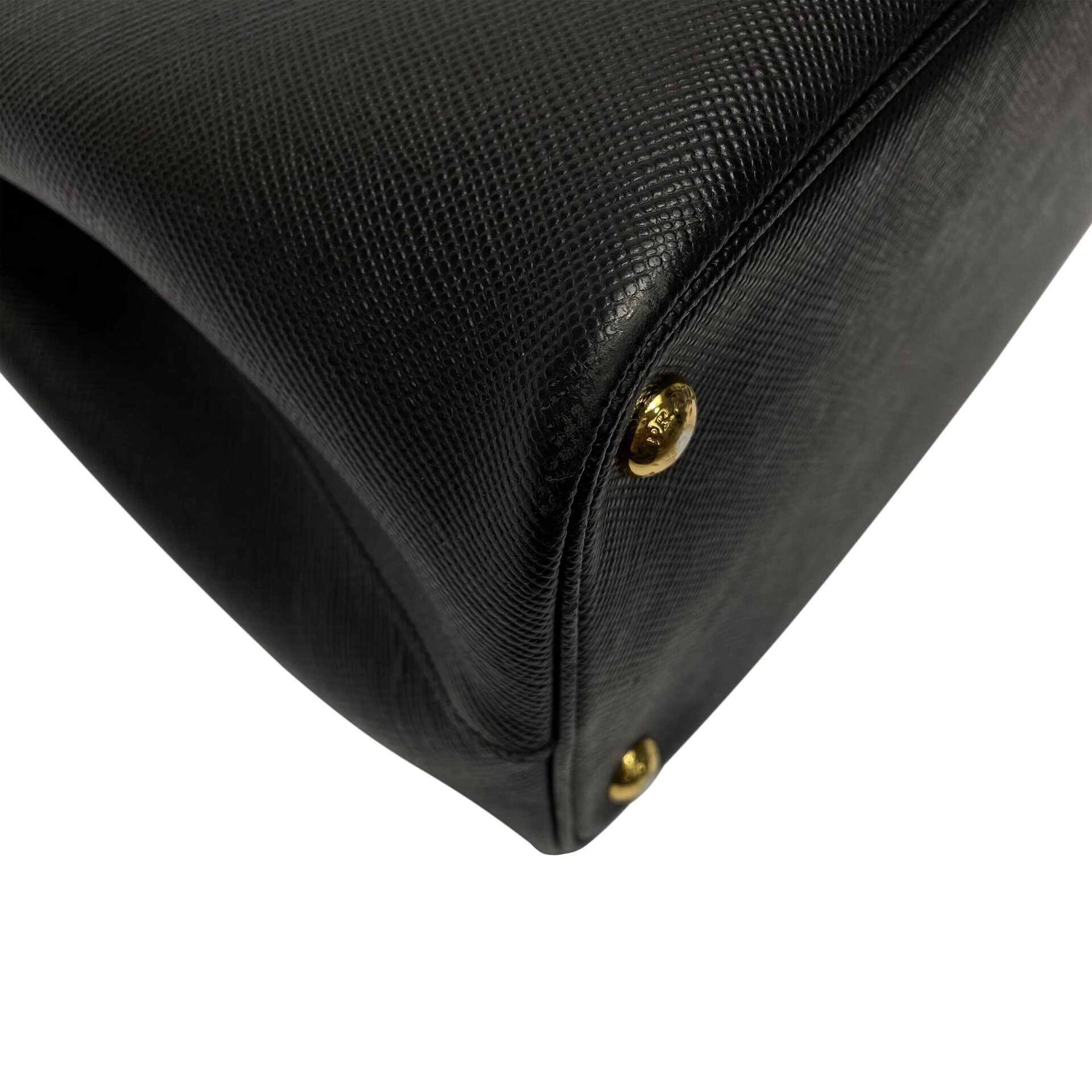 Bolsa Prada Saffiano Cuir Double Preta