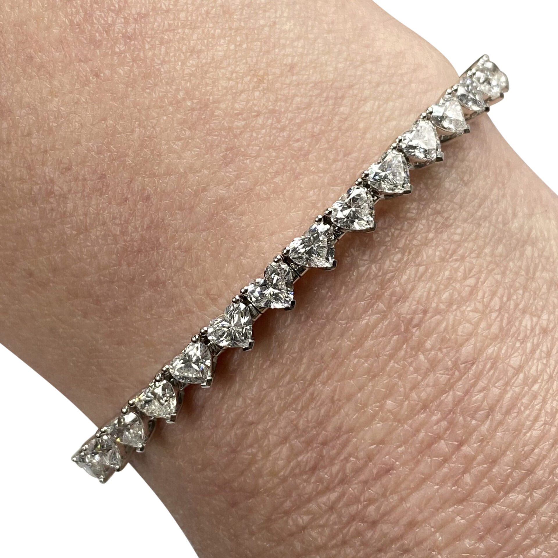 Pulseira Lapidação Coração - 4.75 ct.