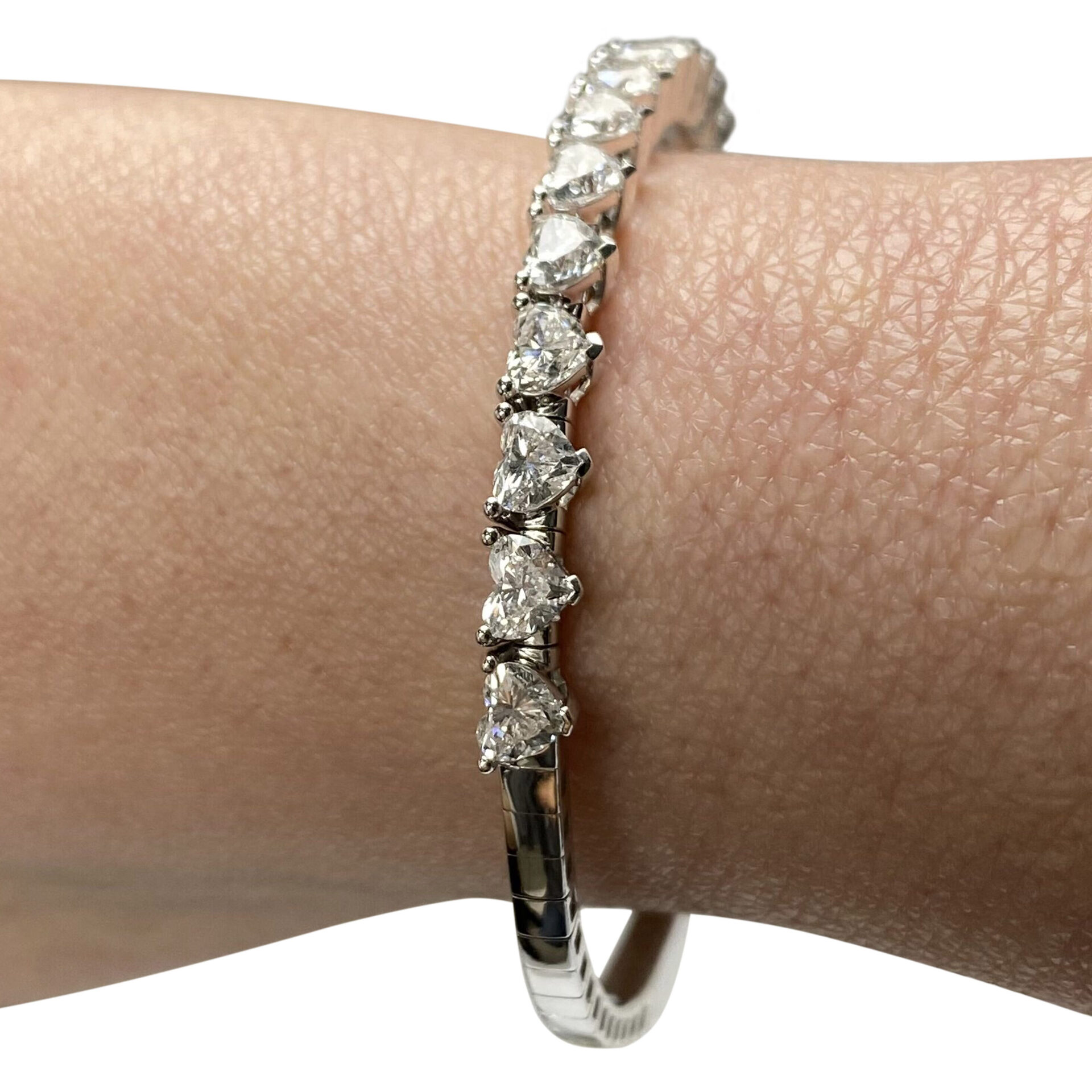 Pulseira Lapidação Coração - 4.75 ct.