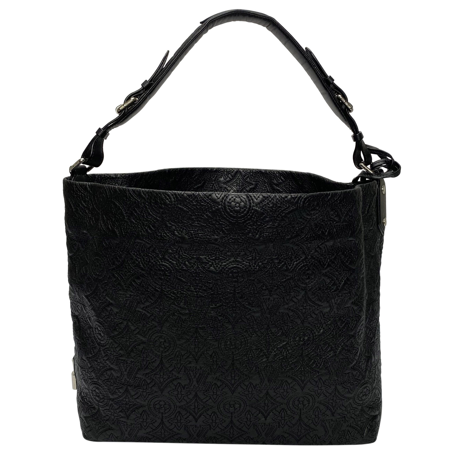 Bolsa Louis Vuitton Antheia Hobo Preta