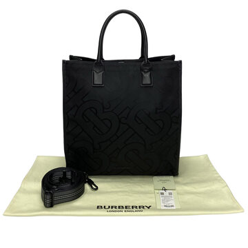 Bolsa Burberry Tote Monograma Preta