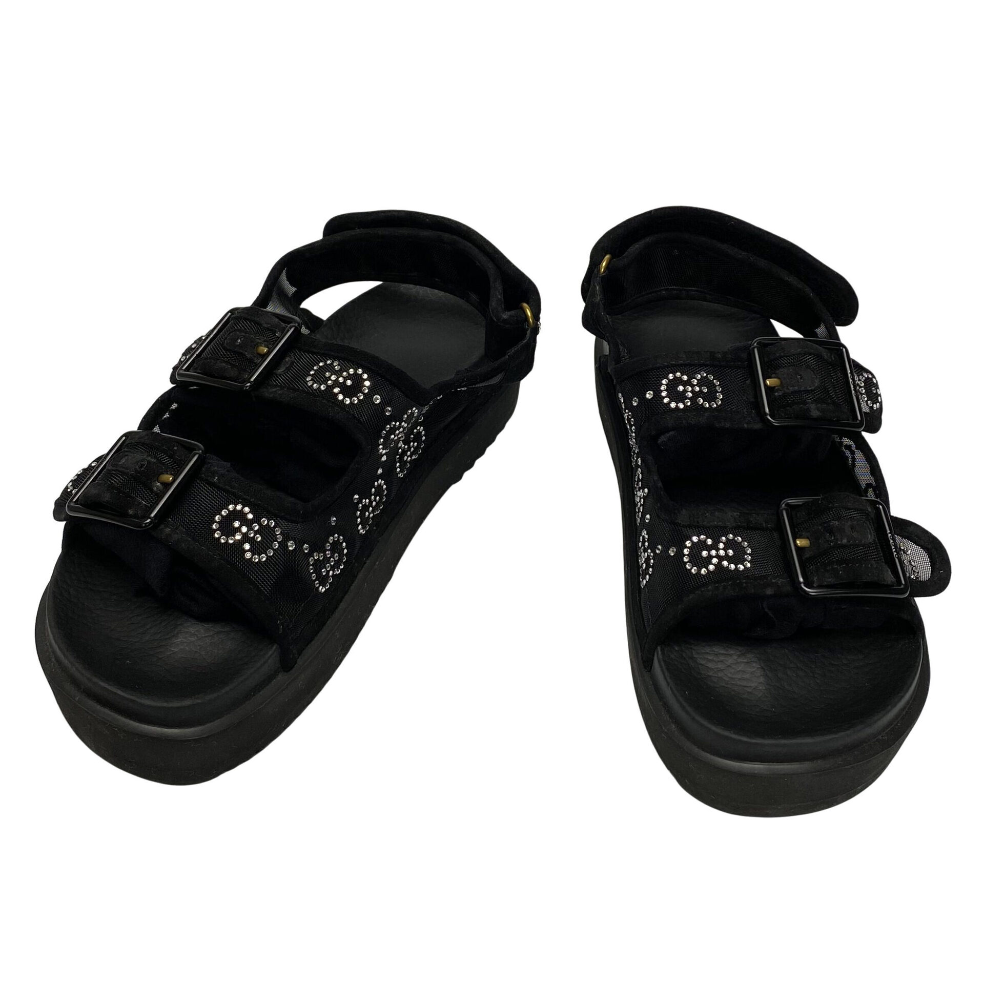 Papete Gucci Crystal-Embellished GG
