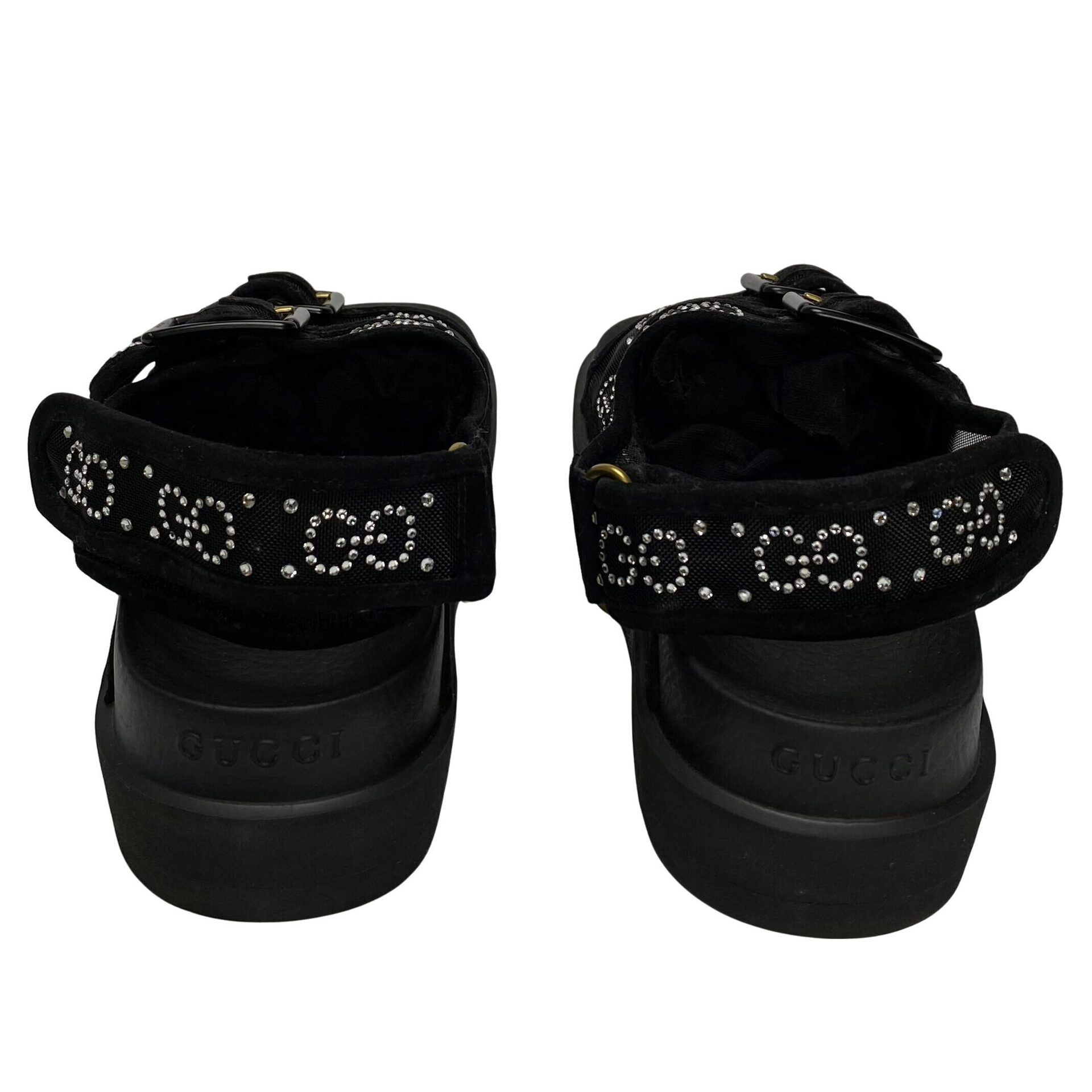 Papete Gucci Crystal-Embellished GG