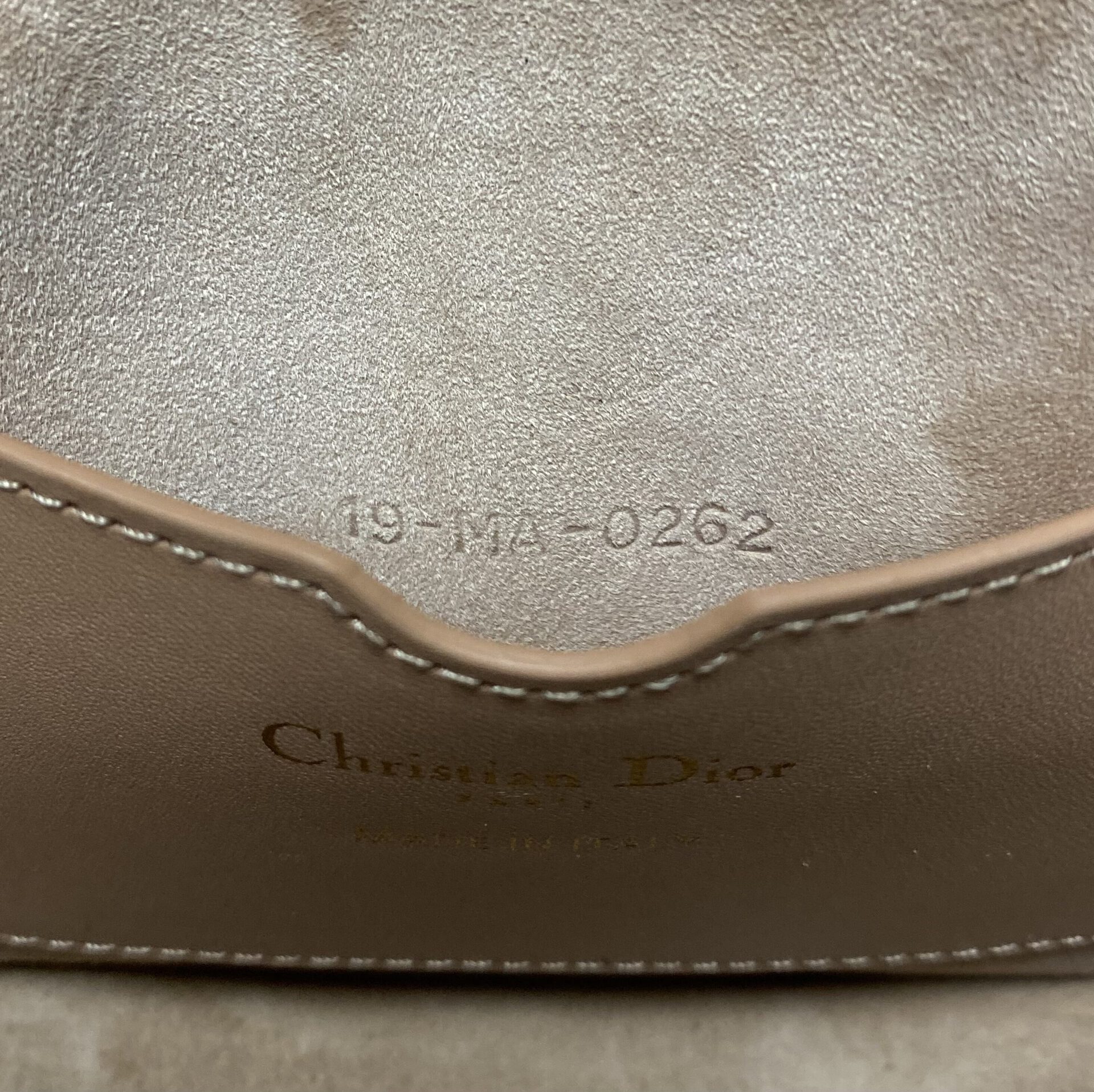 Bolsa Christian Dior Bobby East-West Nude