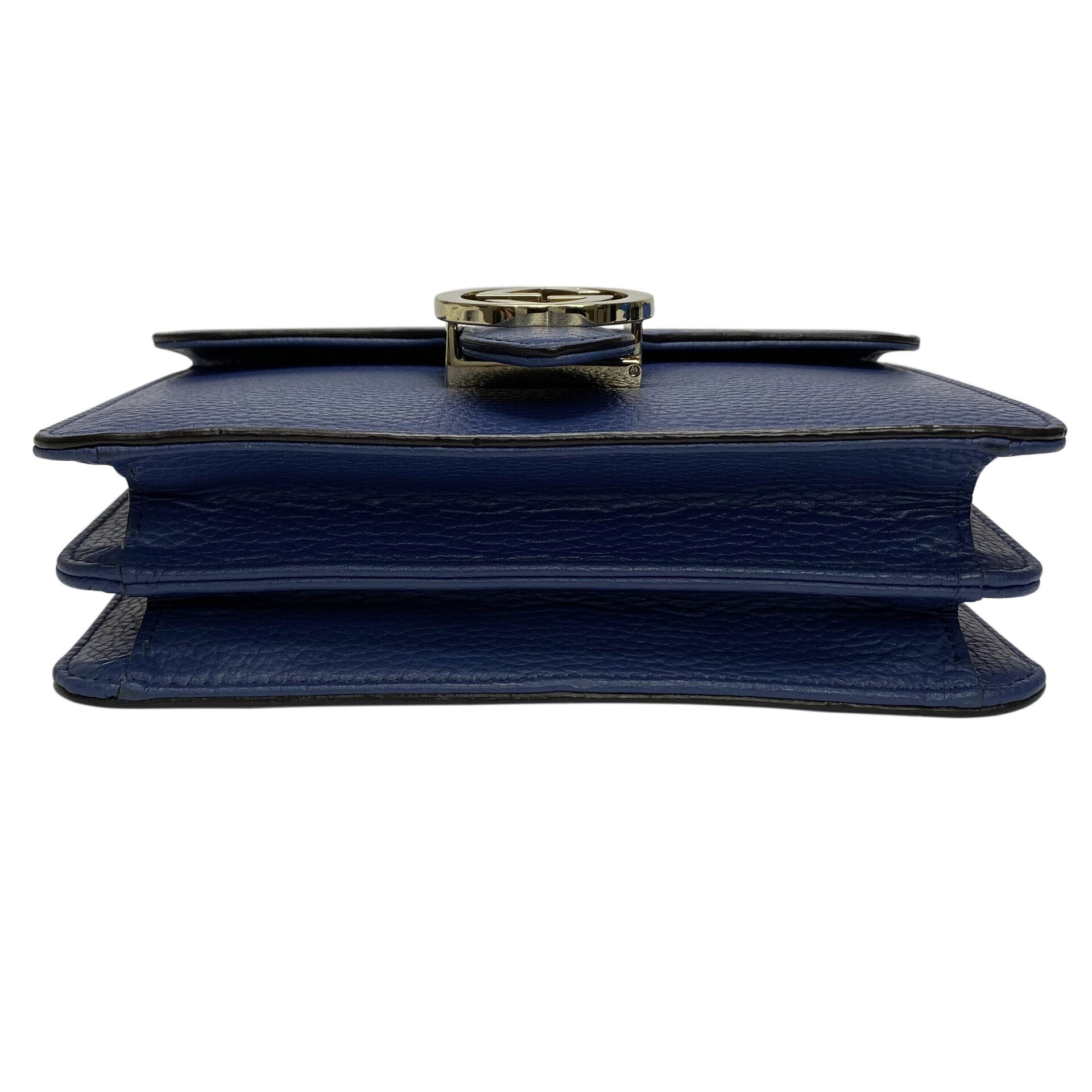 Bolsa Gucci Interlocking G Azul