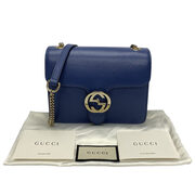 Bolsa Gucci Interlocking G Azul