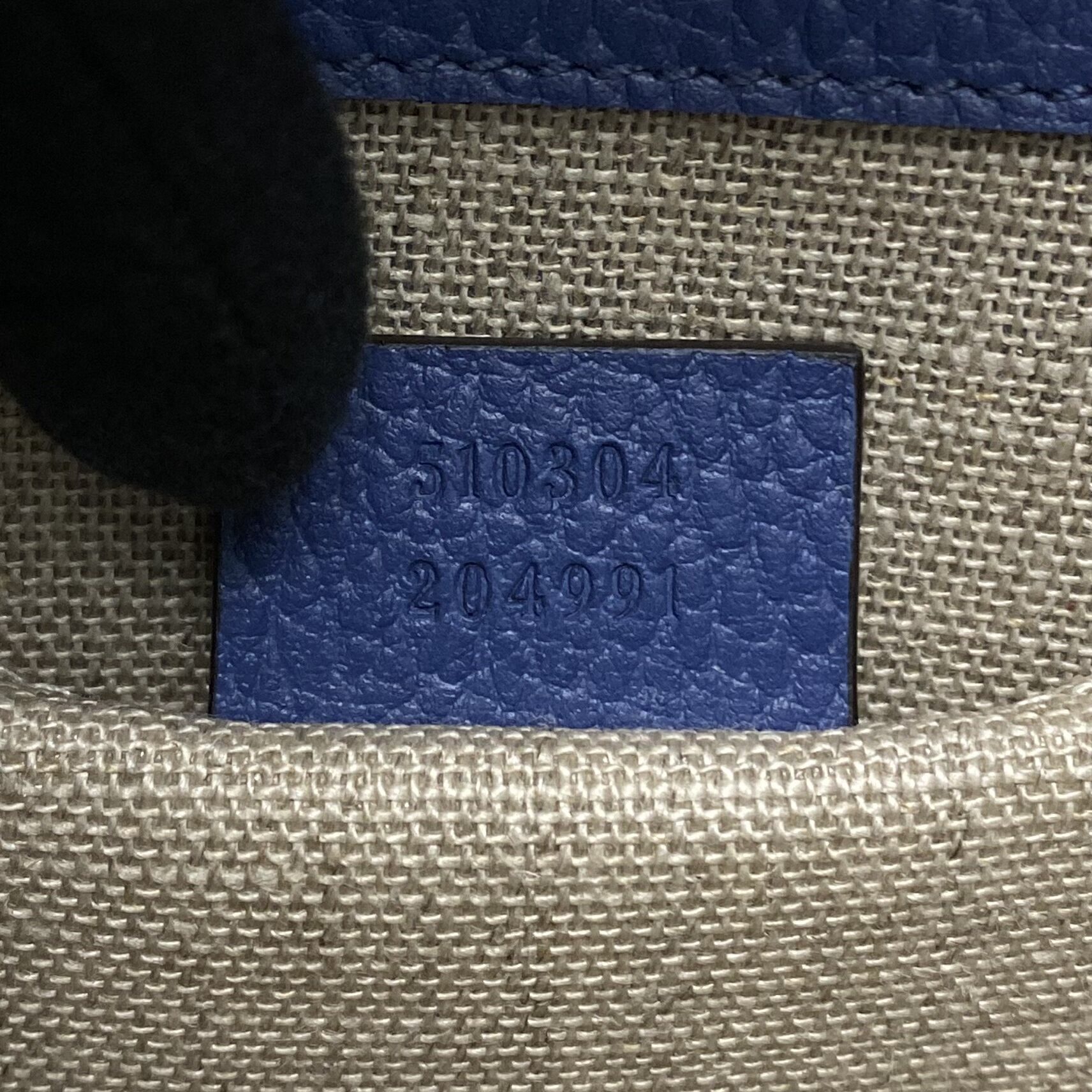 Bolsa Gucci Interlocking G Azul