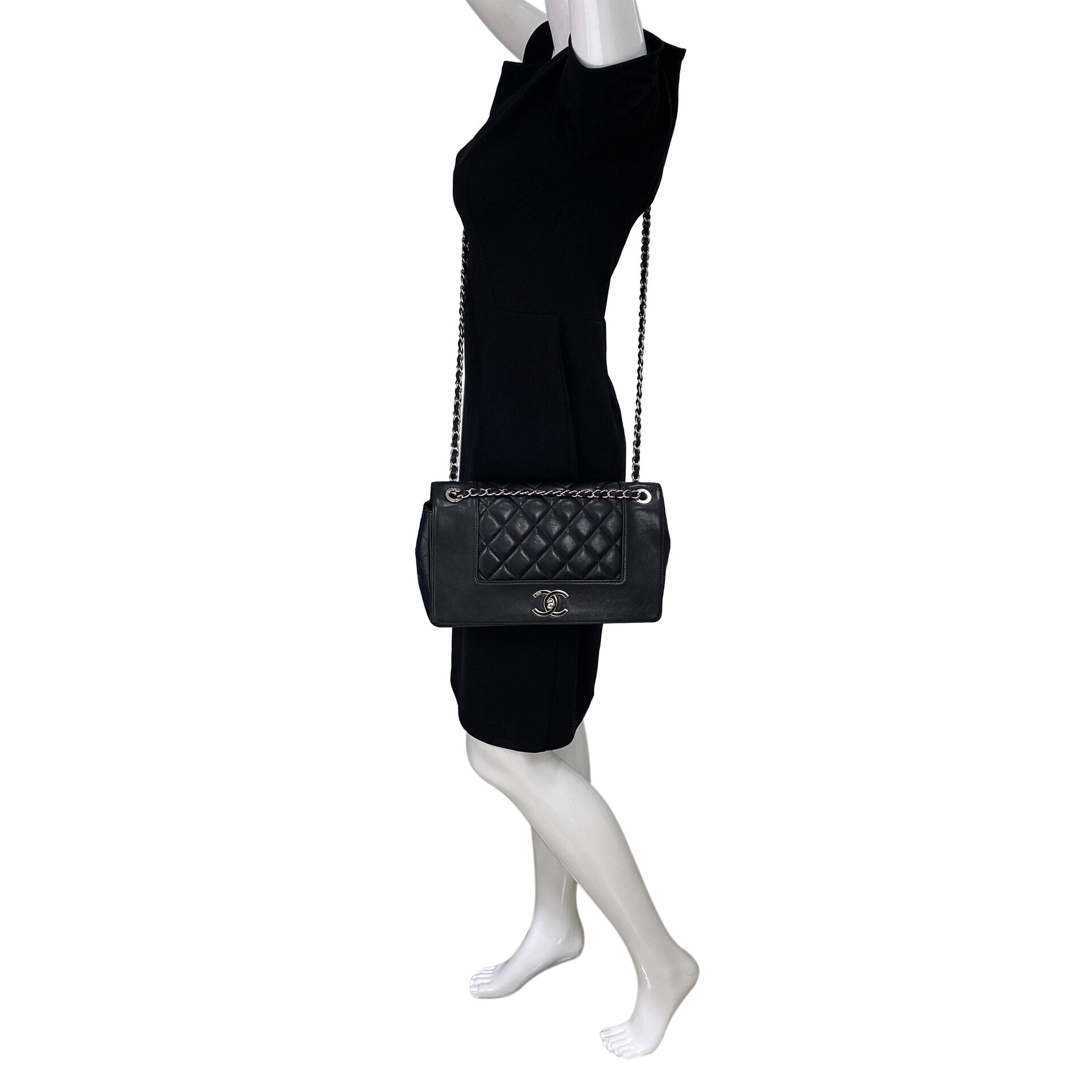 Bolsa Chanel Mademoiselle Vintage Double Flap