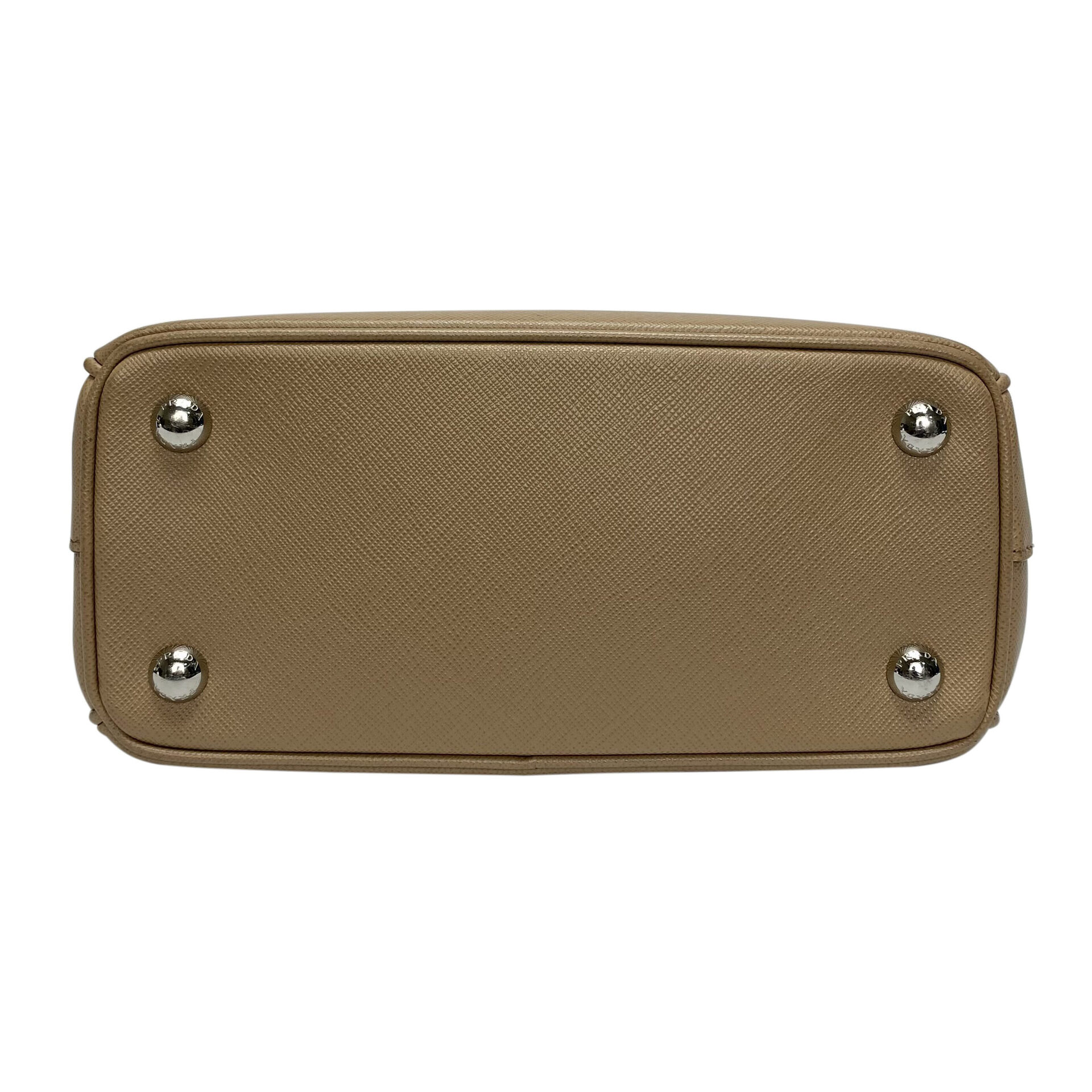 Bolsa Prada Mini Galleria Saffiano Nude