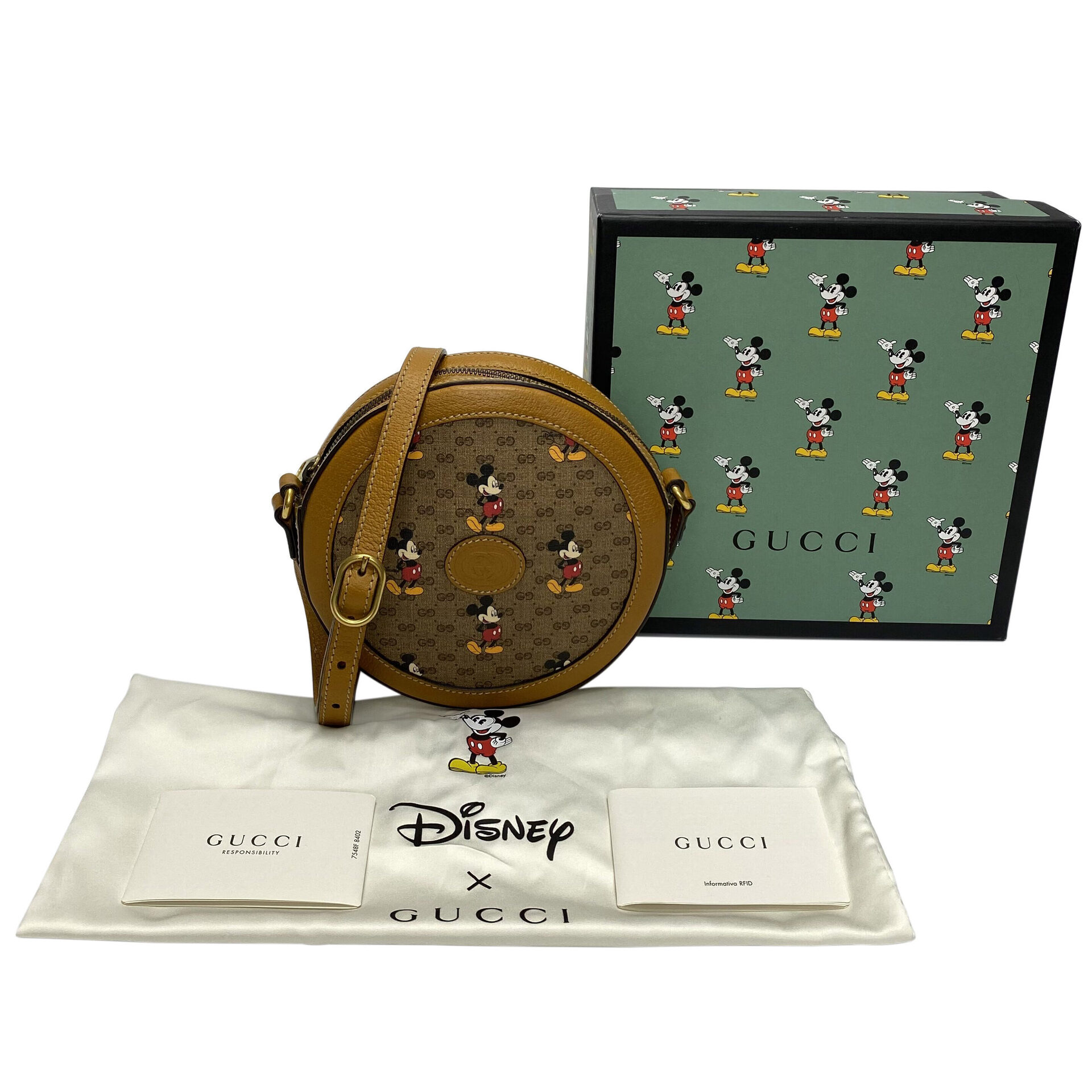 Bolsa Gucci x Disney Round Mickey Mouse