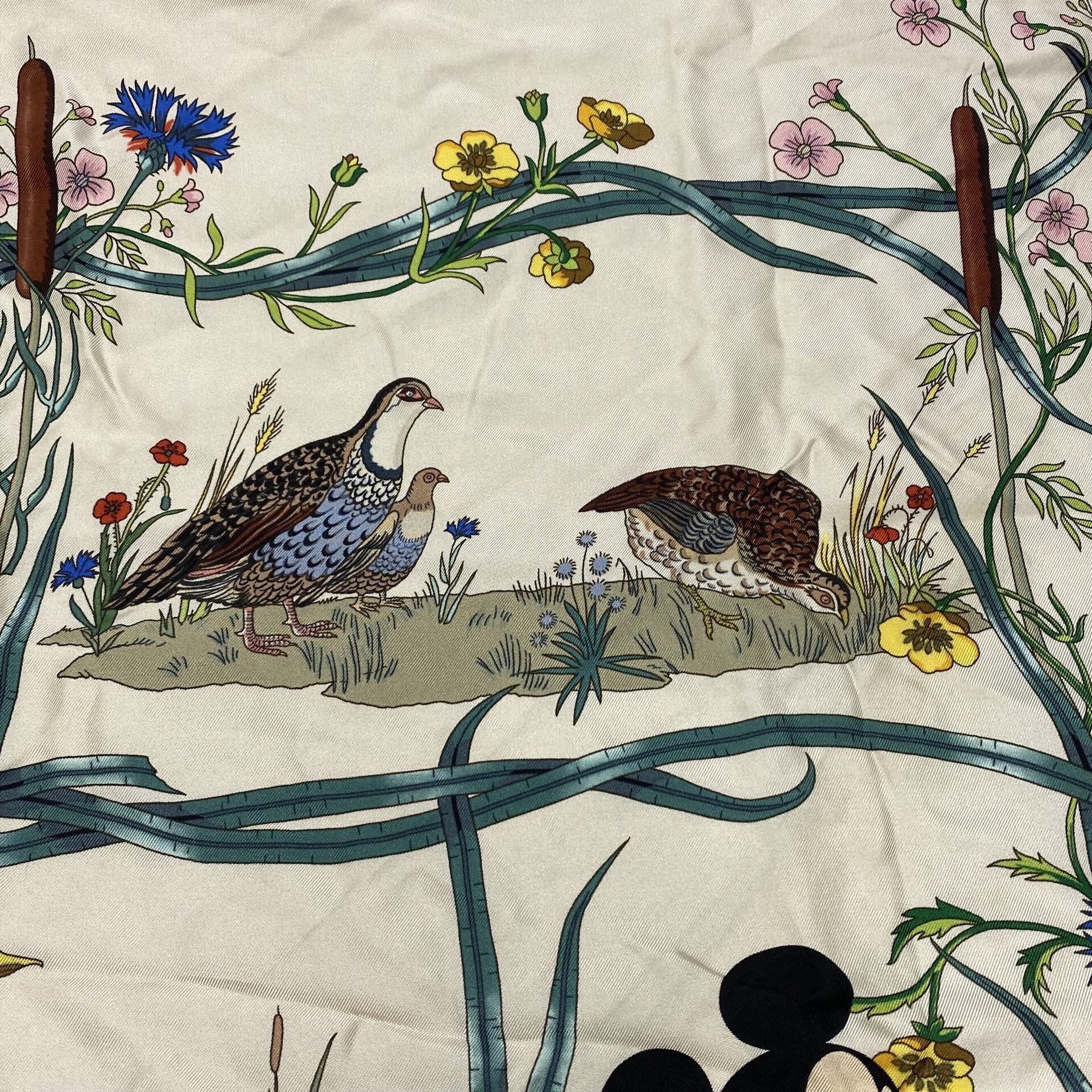 Lenço Gucci x Disney Estampado Mickey Mouse