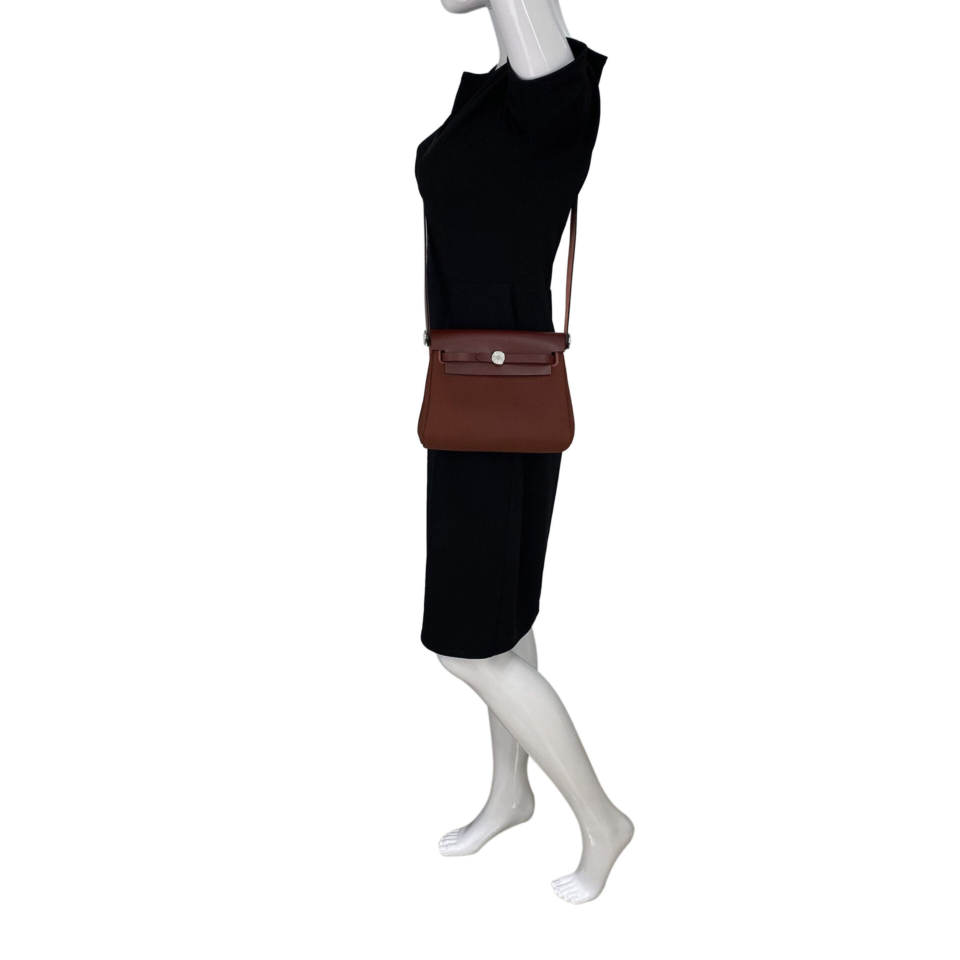Bolsa Hermès Herbag Zip 20 Rouge