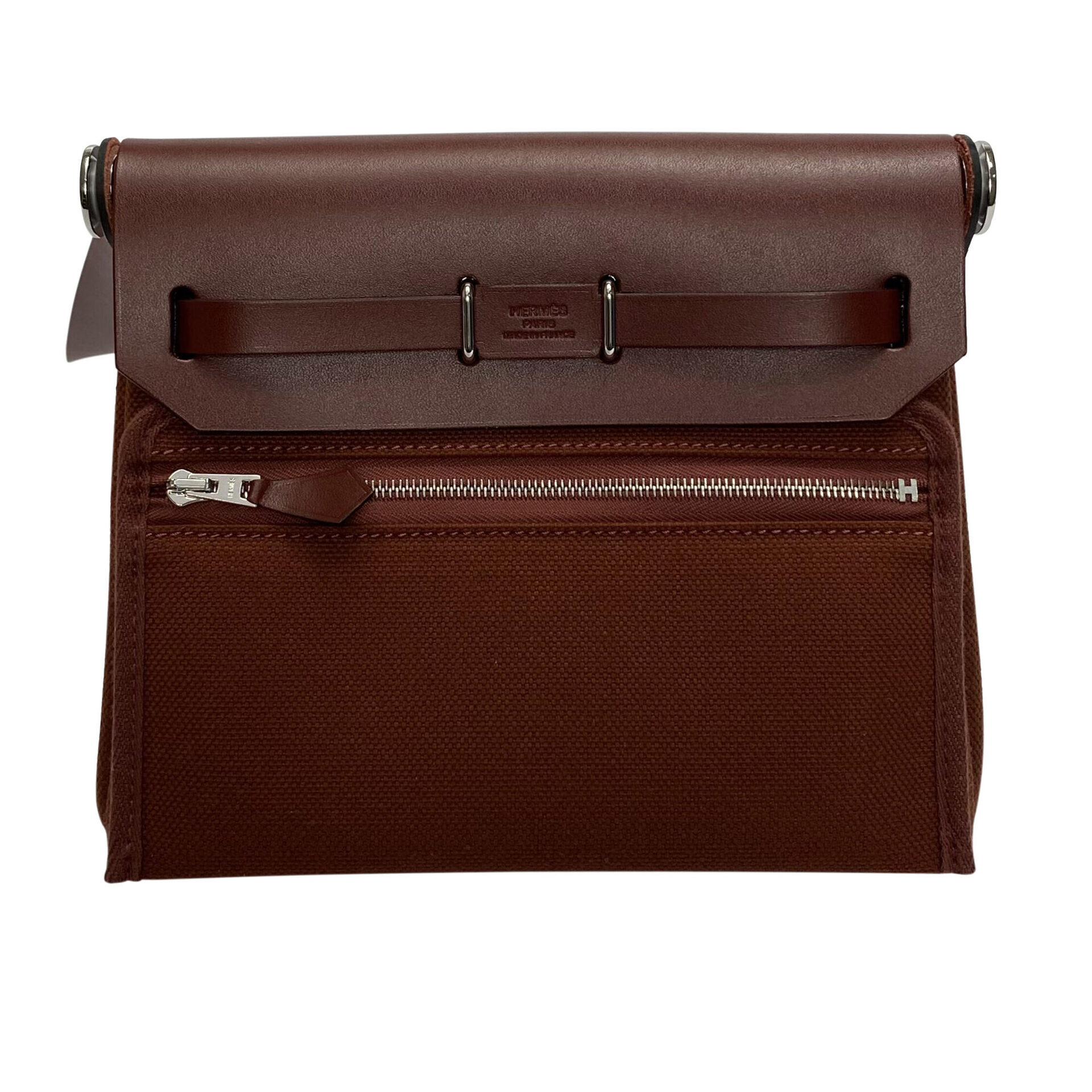 Bolsa Hermès Herbag Zip 20 Rouge