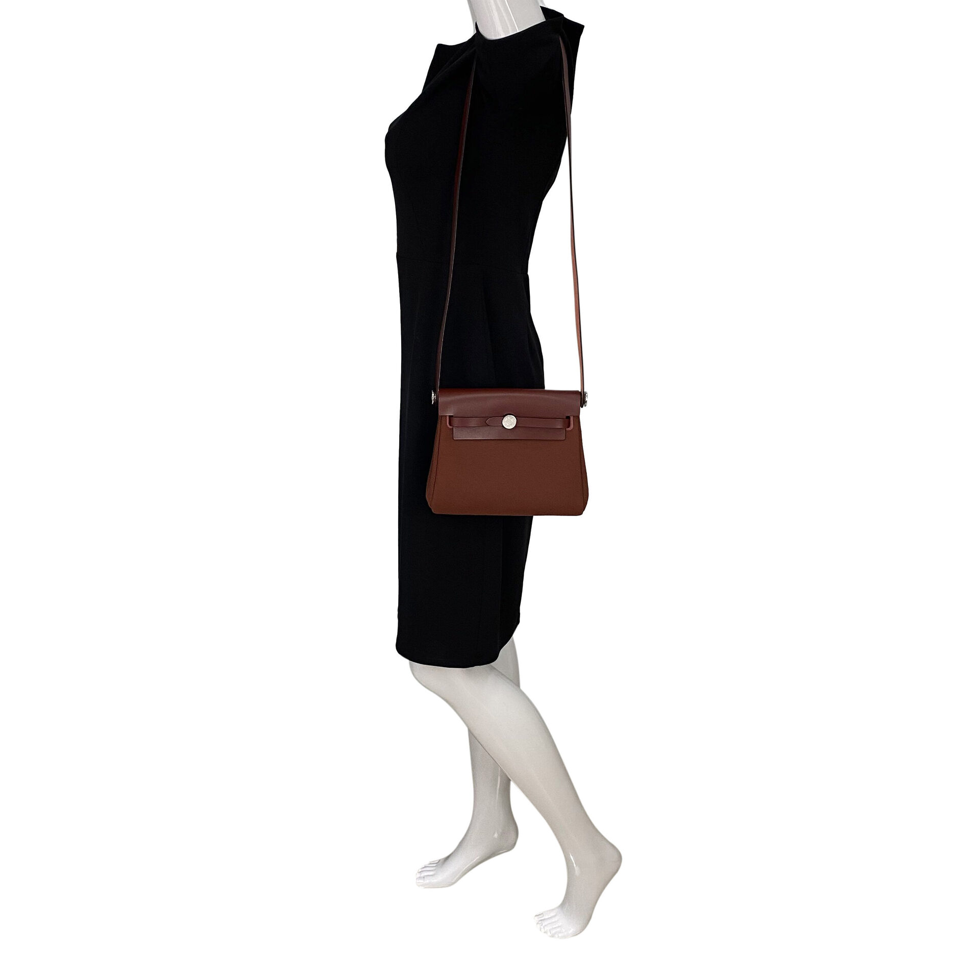Bolsa Hermès Herbag Zip 20 Rouge