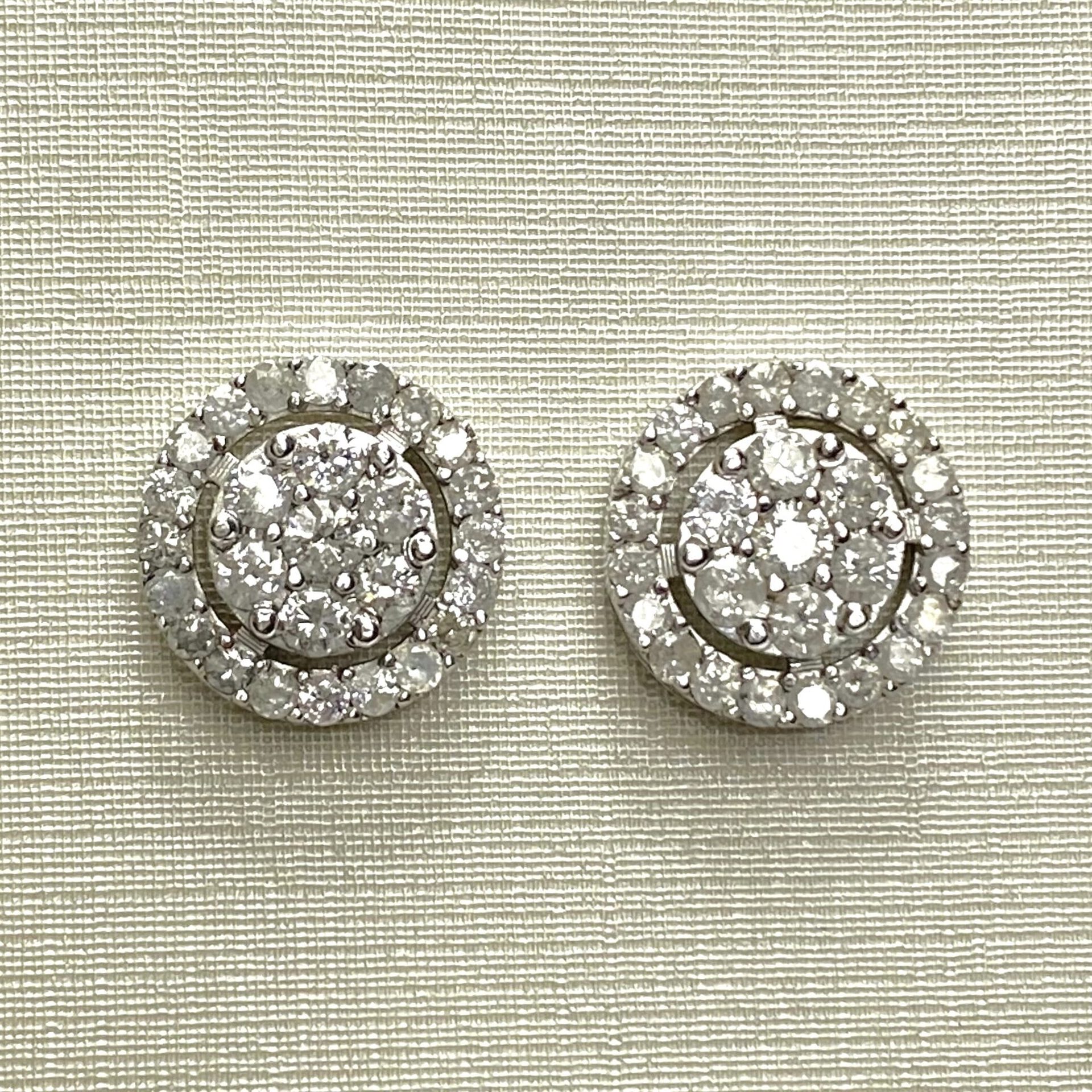 Par de Brincos Pizza Diamantes