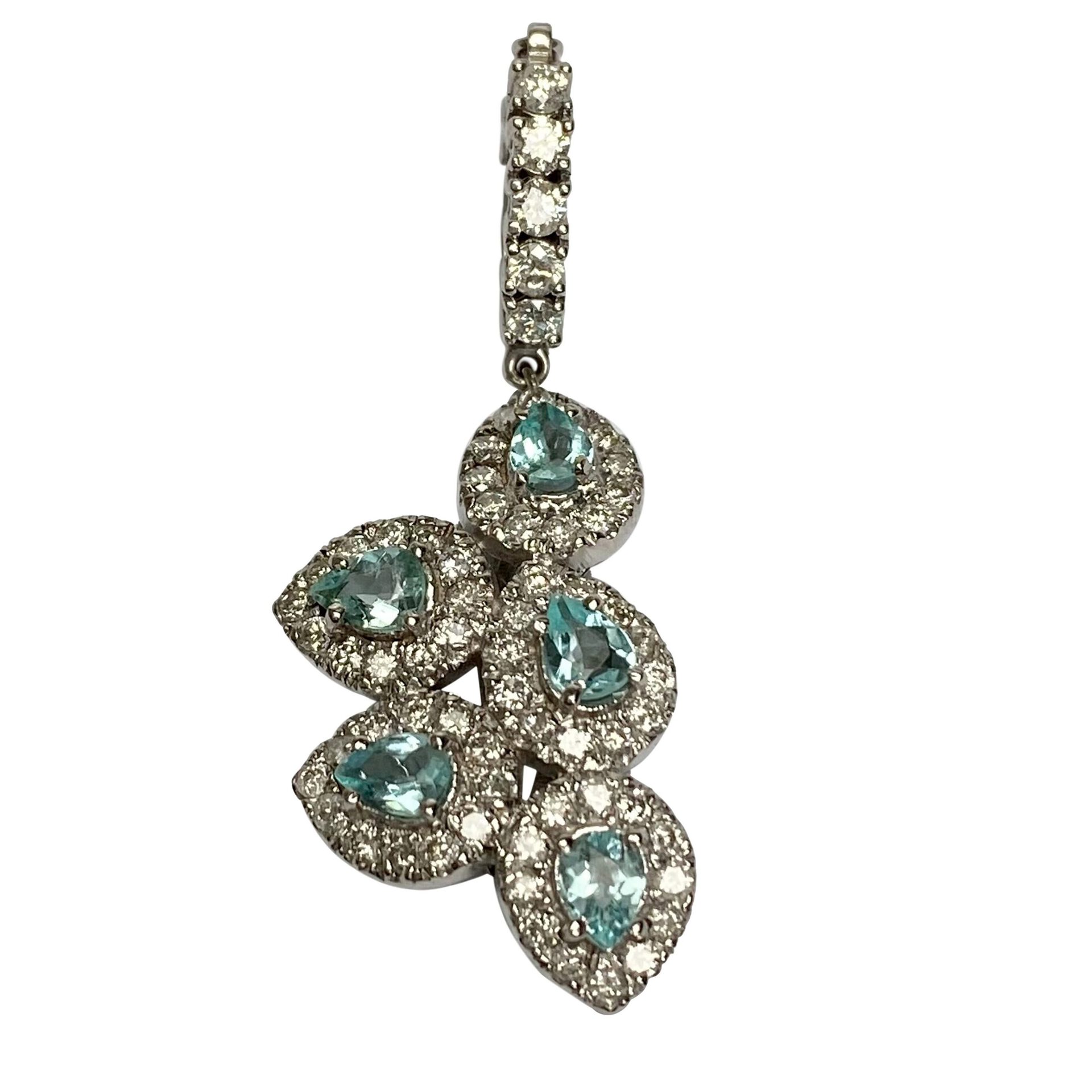 Pingente Riviera - Turmalina Paraíba - 0.61 ct