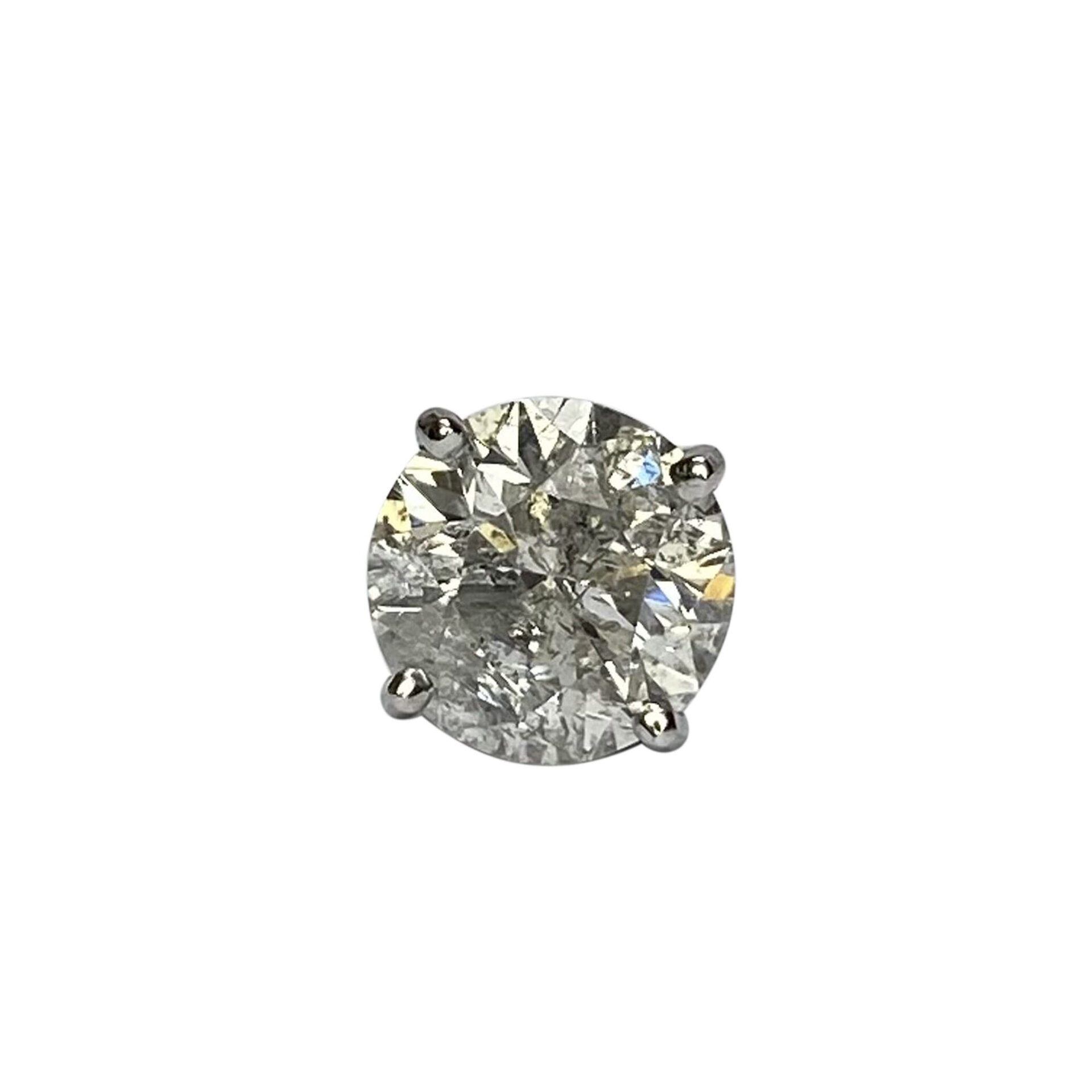 Par de Brincos Solitários - 2.42 ct.