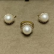 Conjunto Pérola e Diamantes