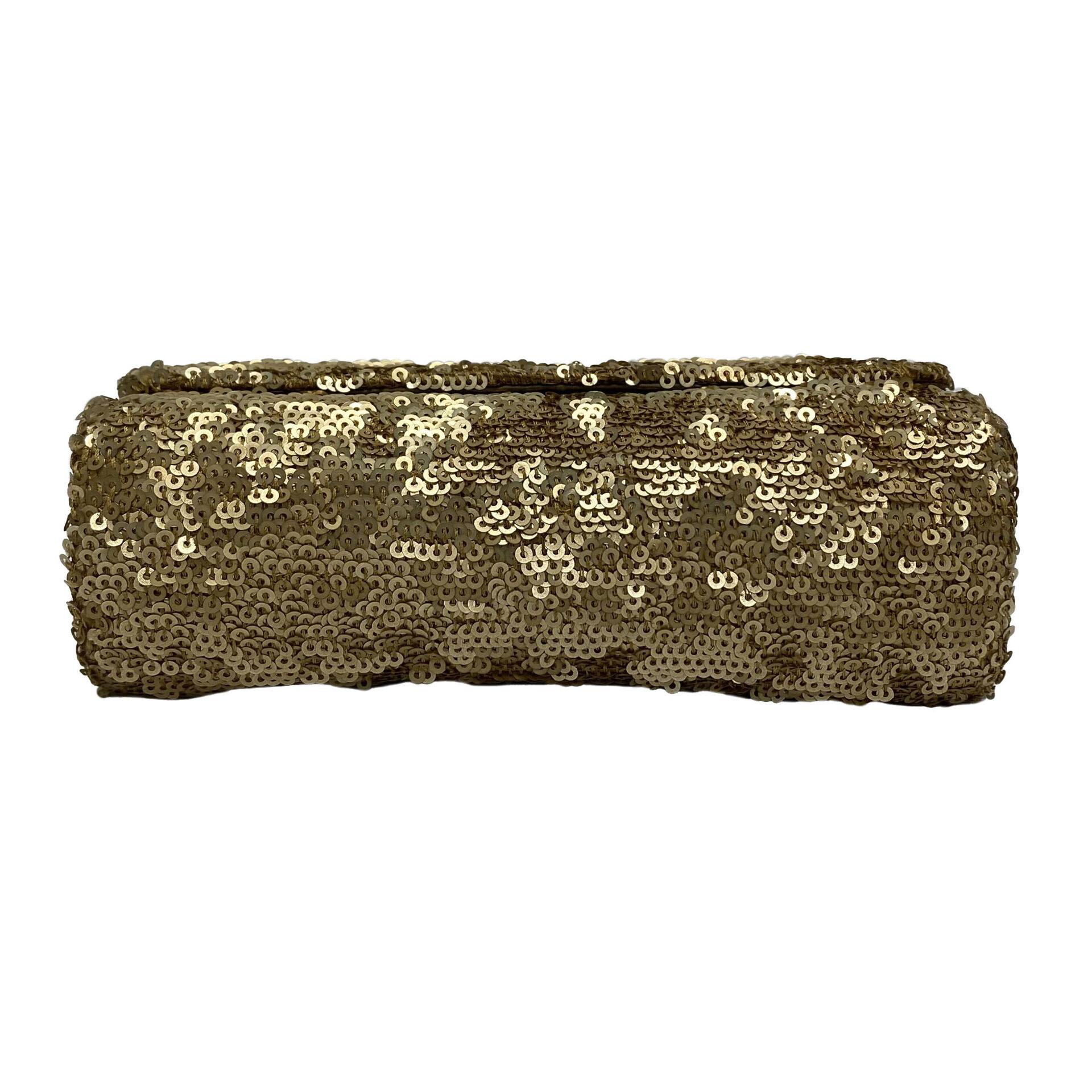 Bolsa Dolce & Gabbana Paetês Dourados