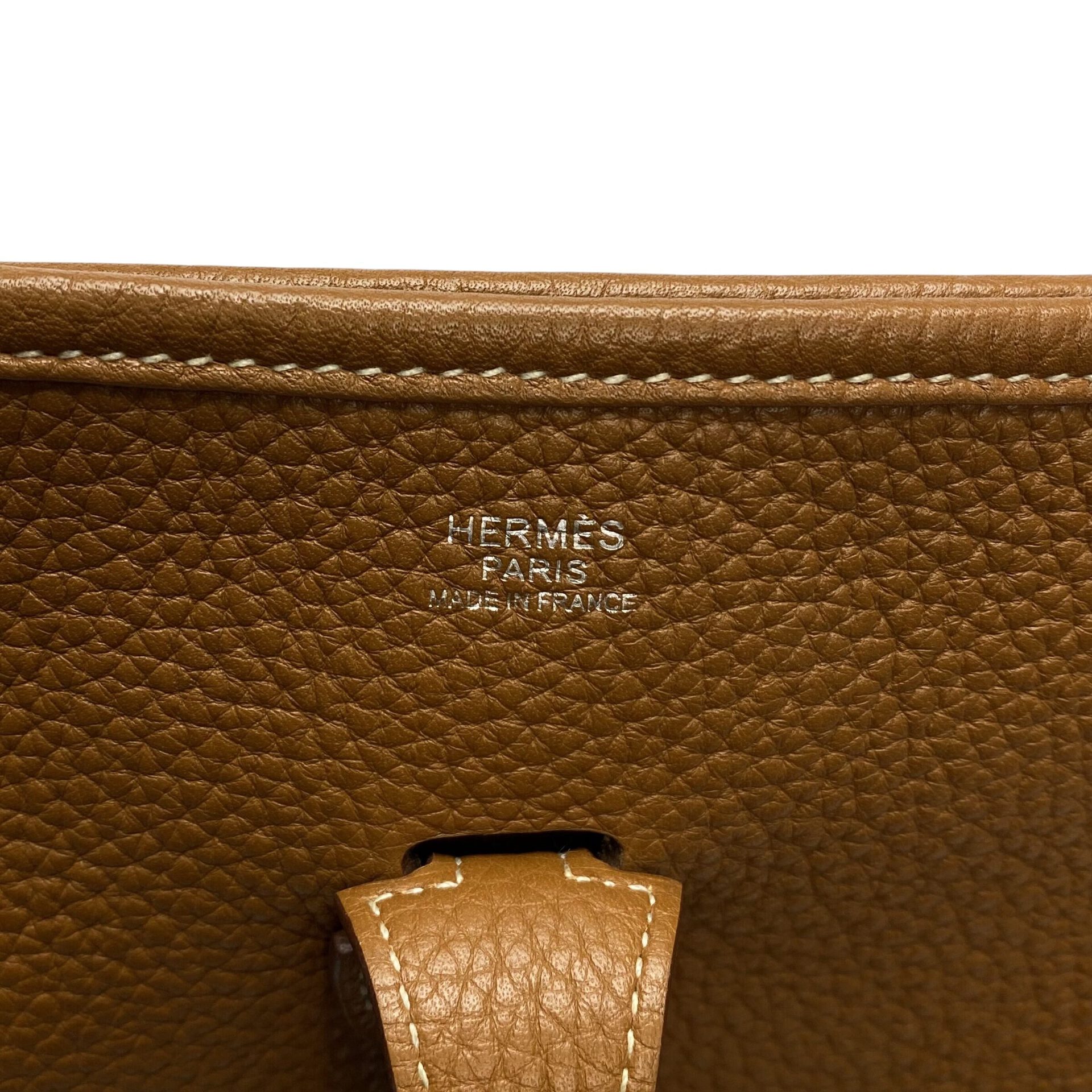 Bolsa Hermès Evelyne Marrom