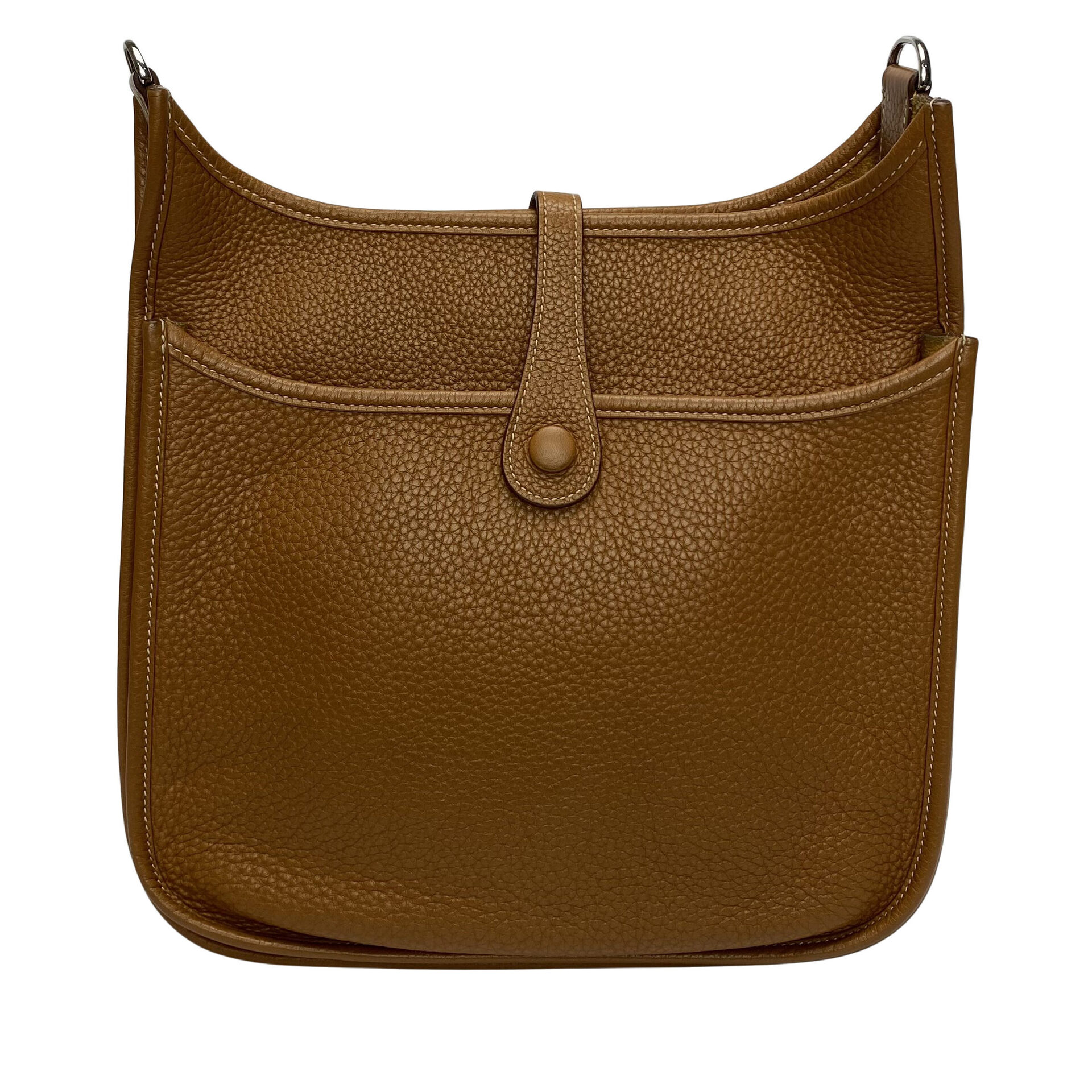 Bolsa Hermès Evelyne Marrom