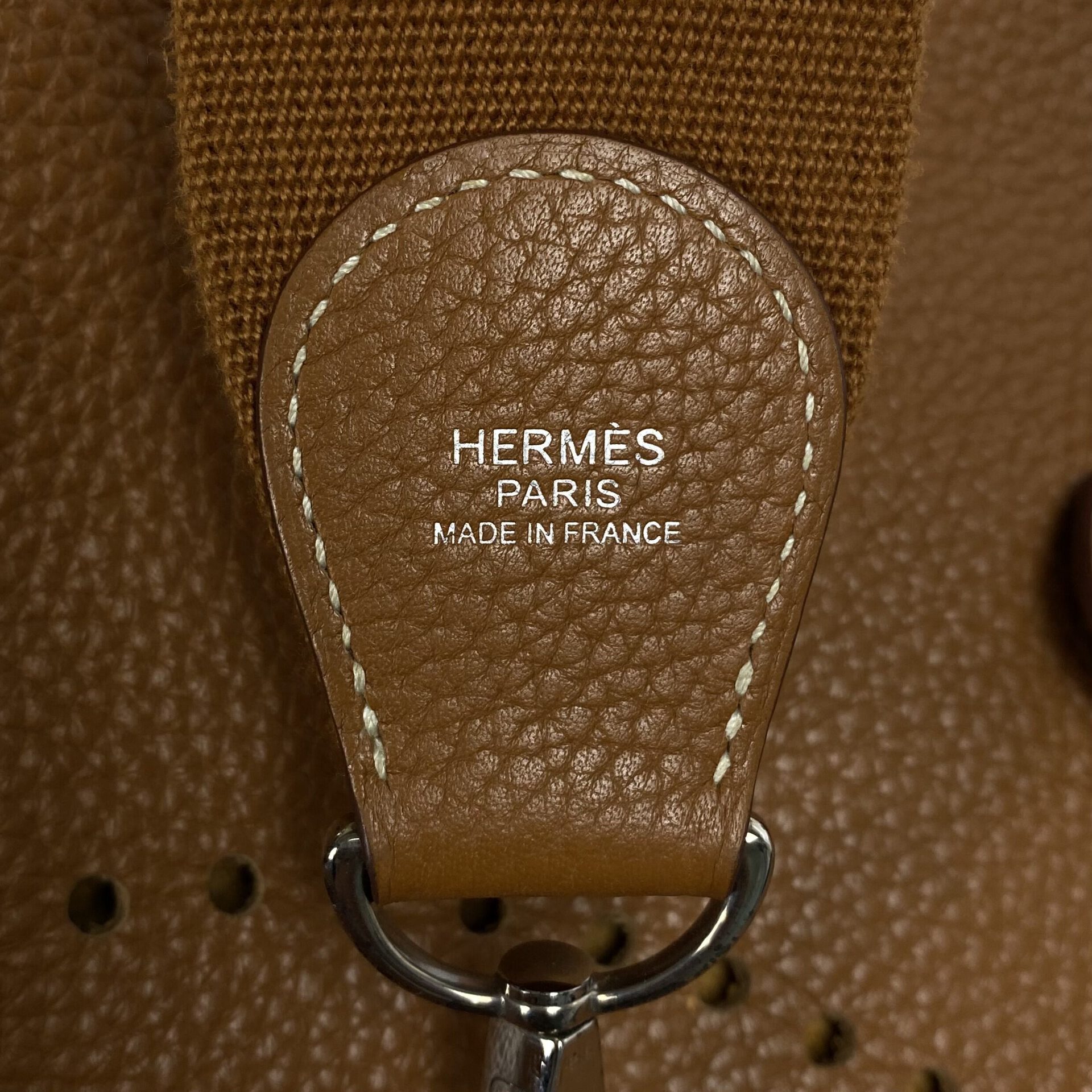 Bolsa Hermès Evelyne Marrom