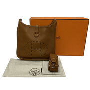 Bolsa Hermès Evelyne Marrom