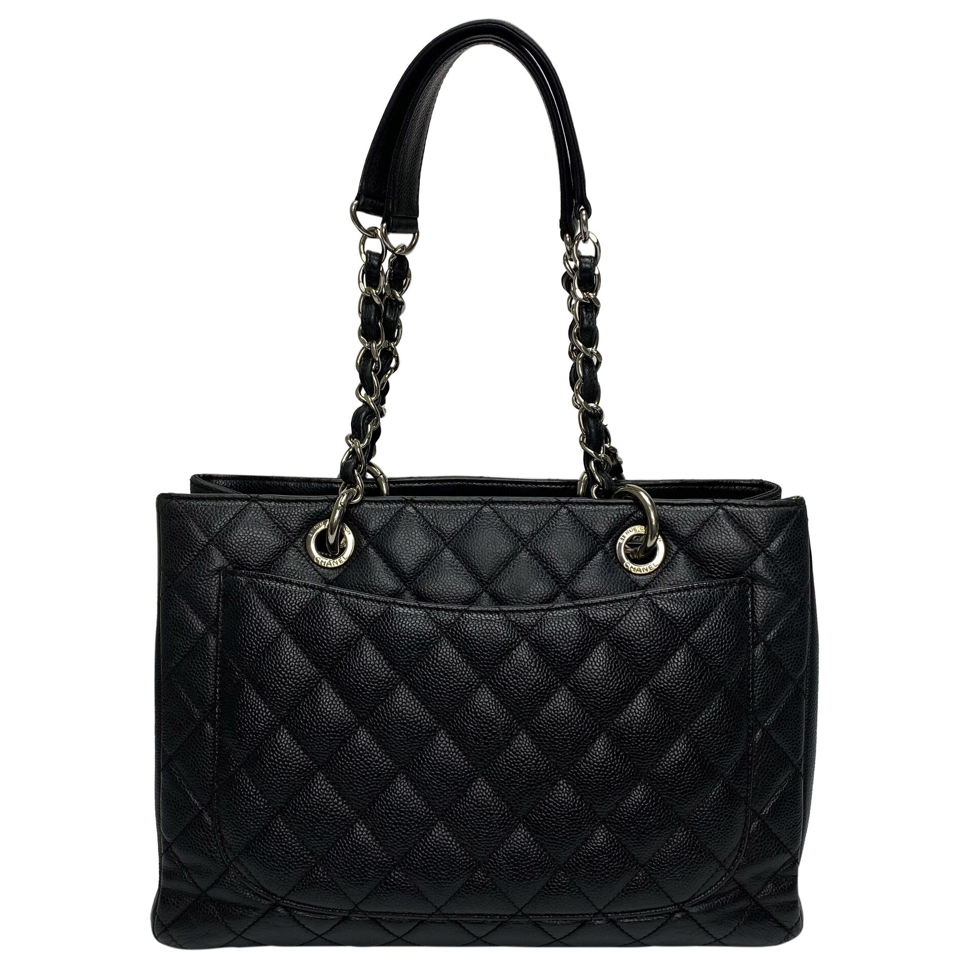 Bolsa Chanel Grand Shopping Tote GST Preta