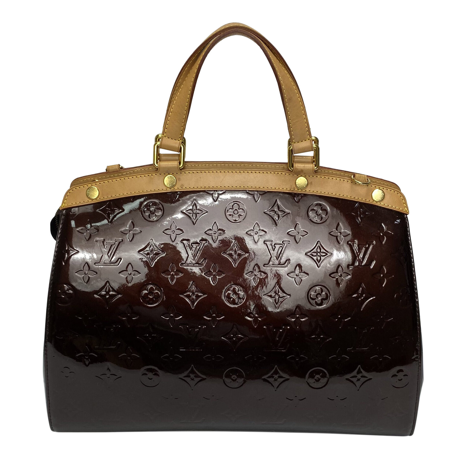 Bolsa Louis Vuitton Brea Verniz Vinho