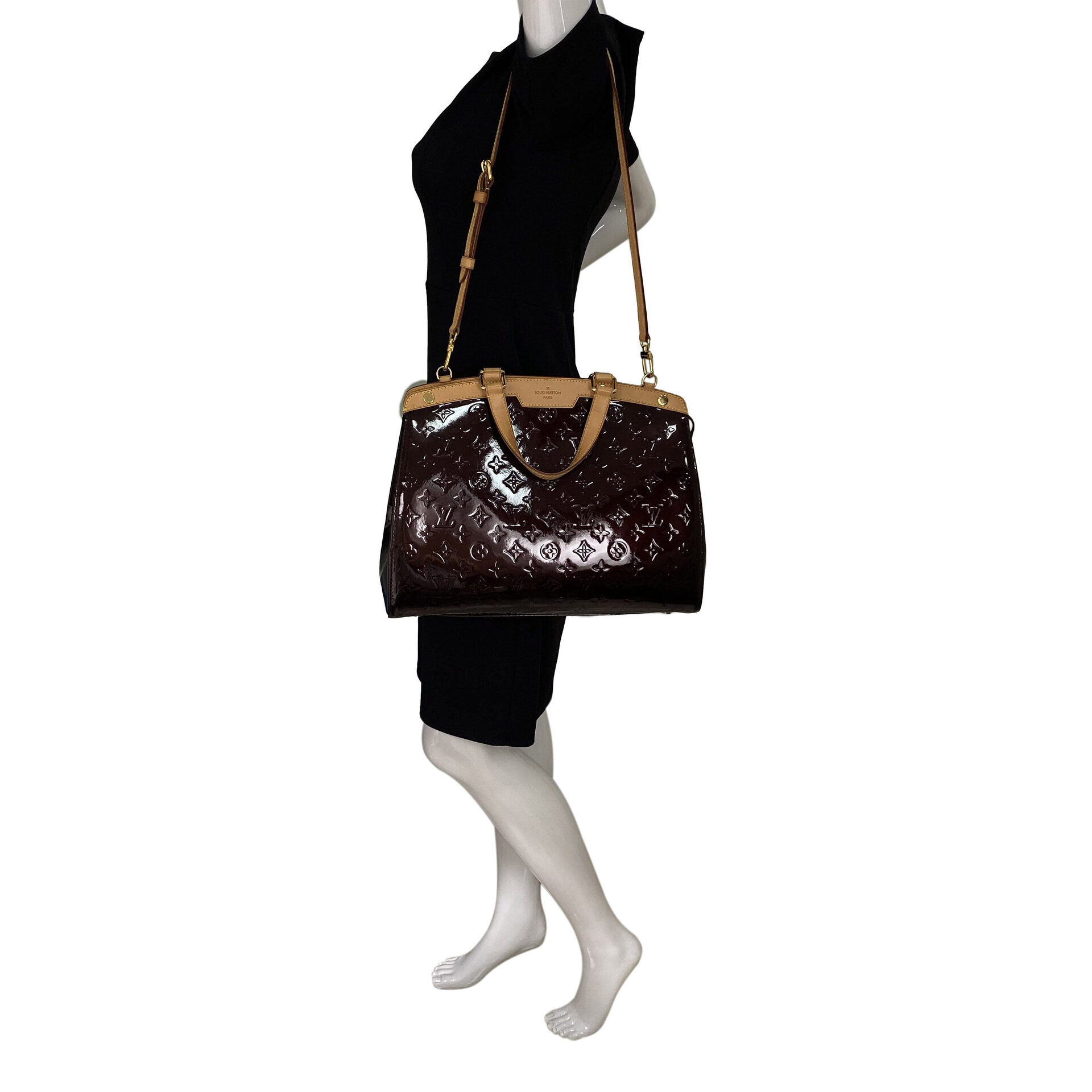 Bolsa Louis Vuitton Brea Verniz Vinho