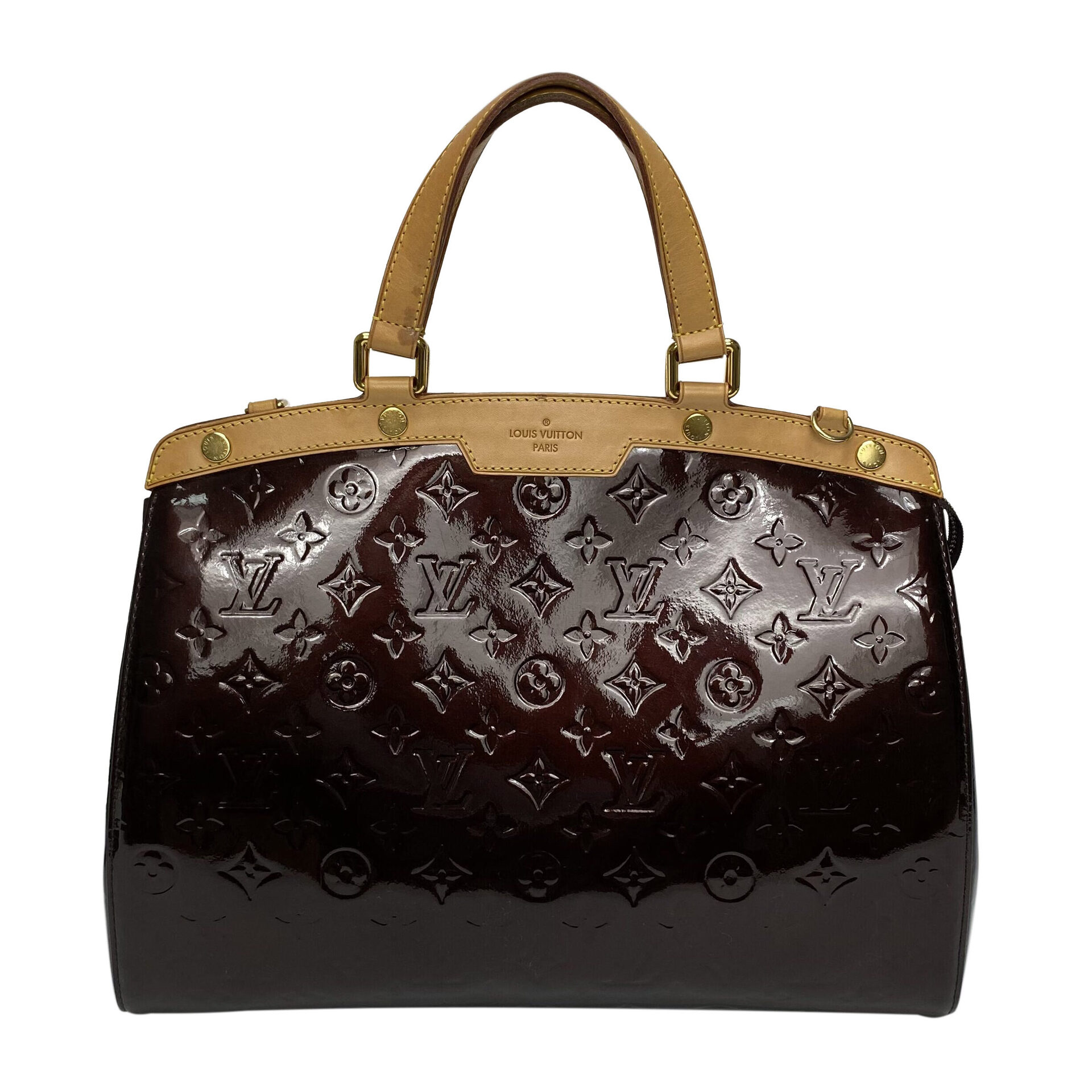 Bolsa Louis Vuitton Brea Verniz Vinho