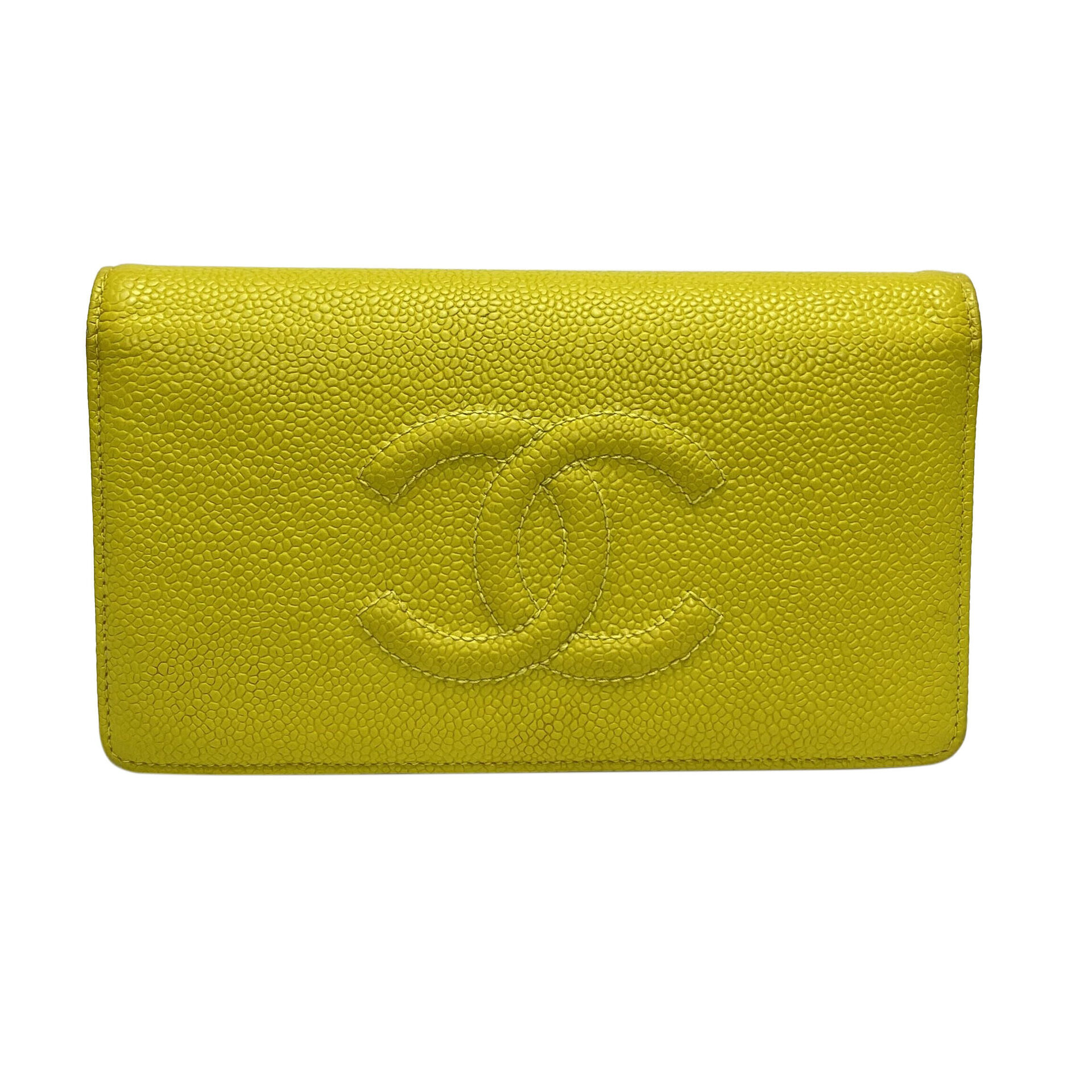 Carteira Chanel Amarela