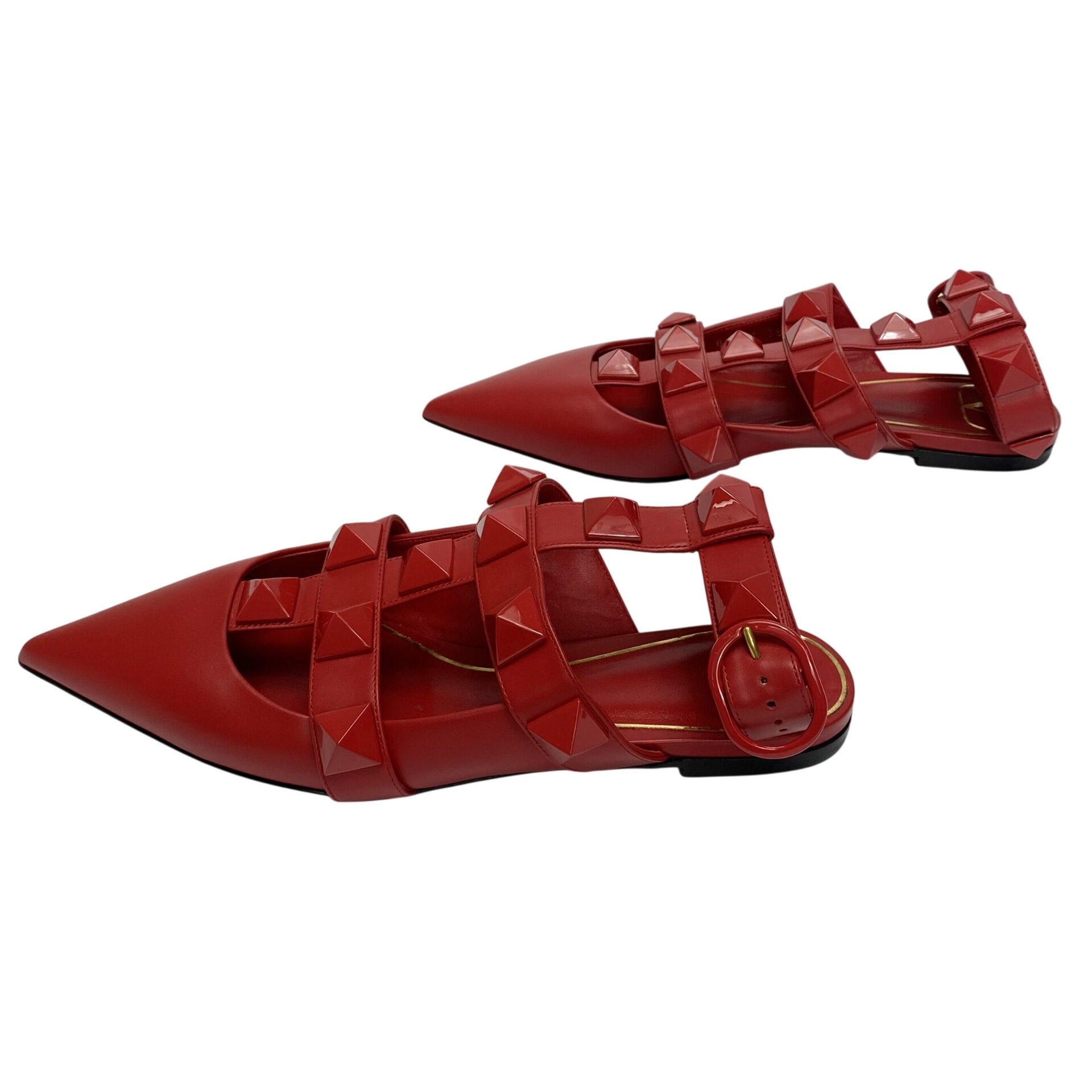 Sapato Valentino Garavani Rockstud Vermelho