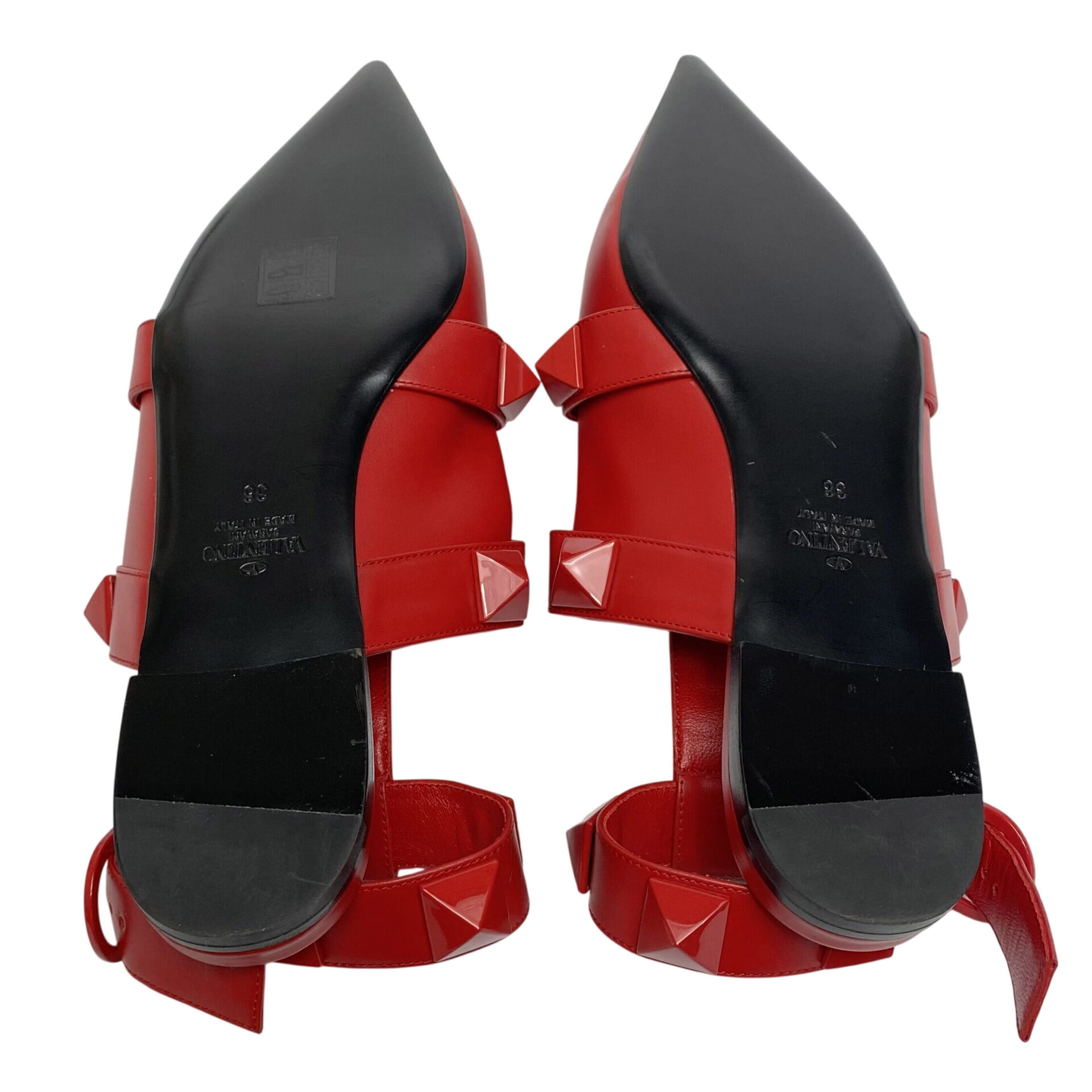 Sapato Valentino Garavani Rockstud Vermelho