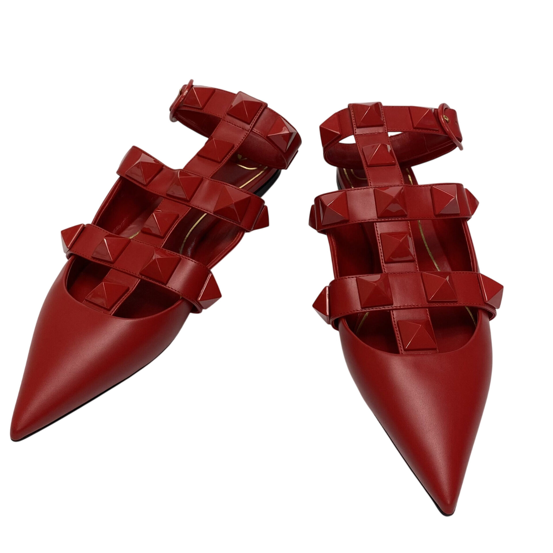 Sapato Valentino Garavani Rockstud Vermelho